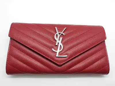 Long Wallet with YSL Logo