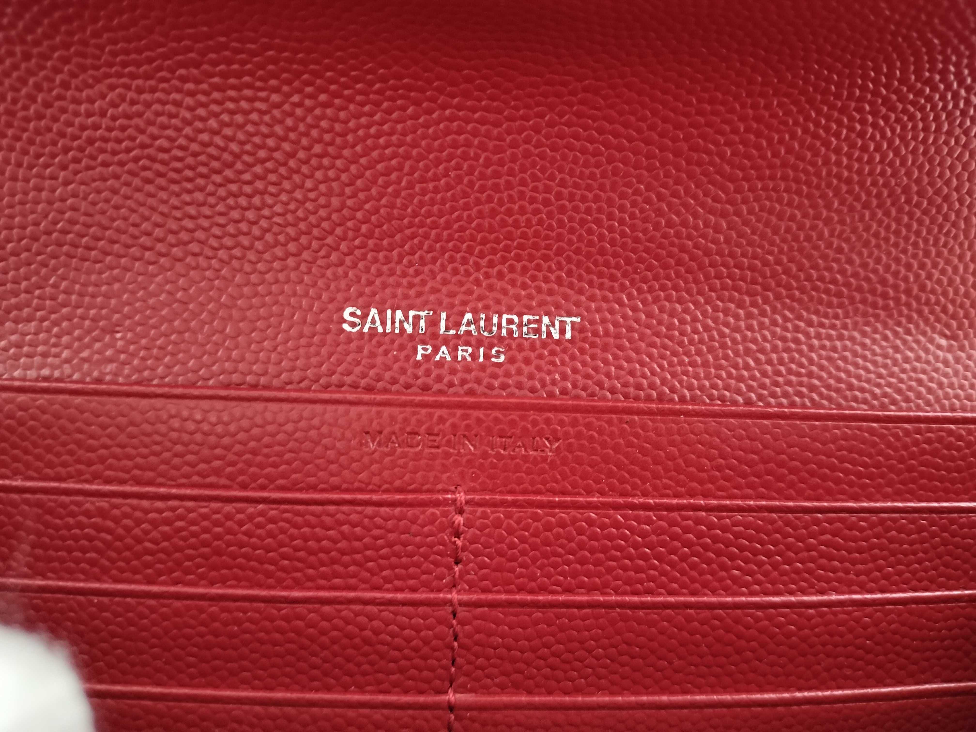 Long Wallet with YSL Logo — view 12