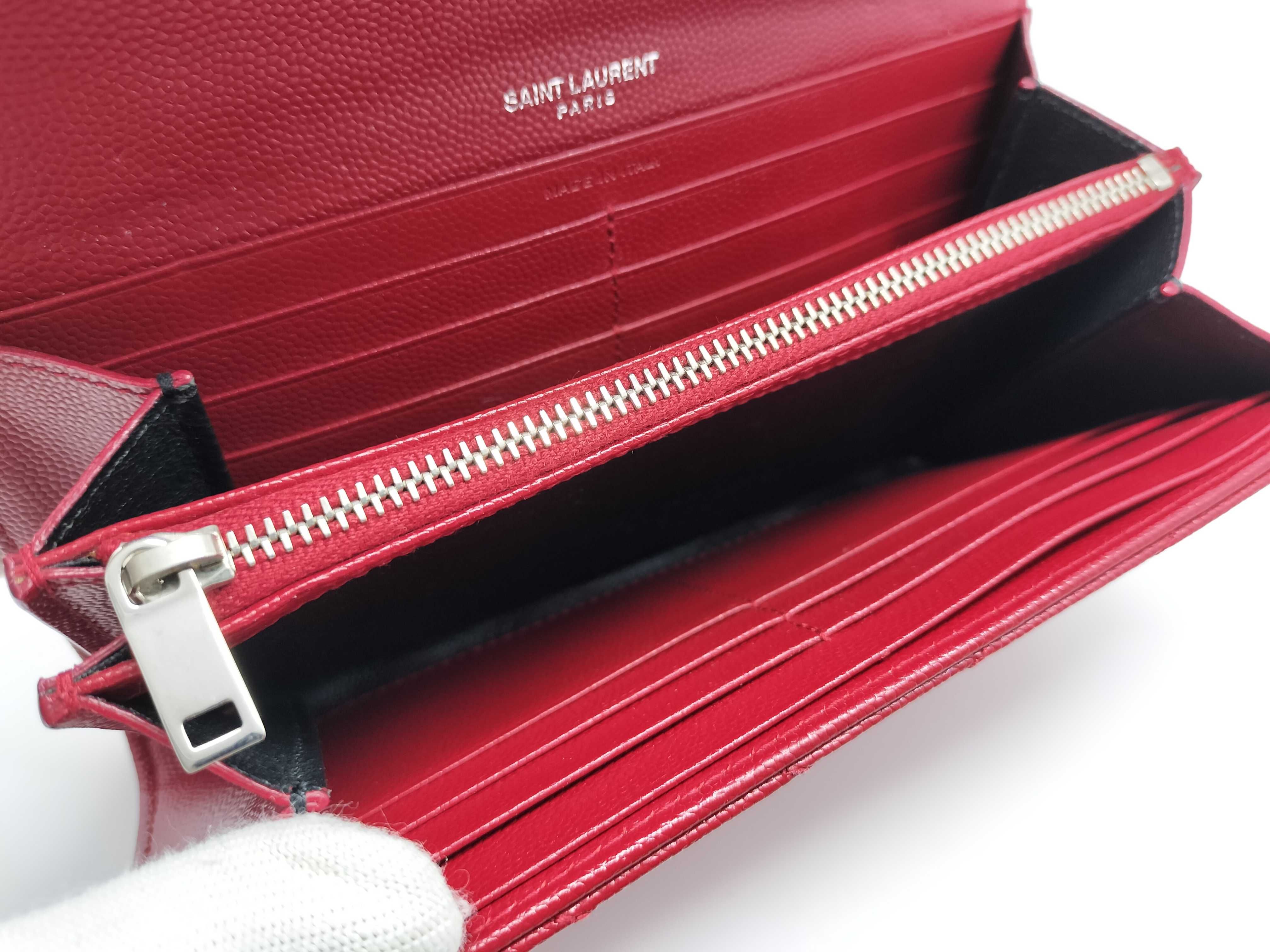 Long Wallet with YSL Logo — view 8