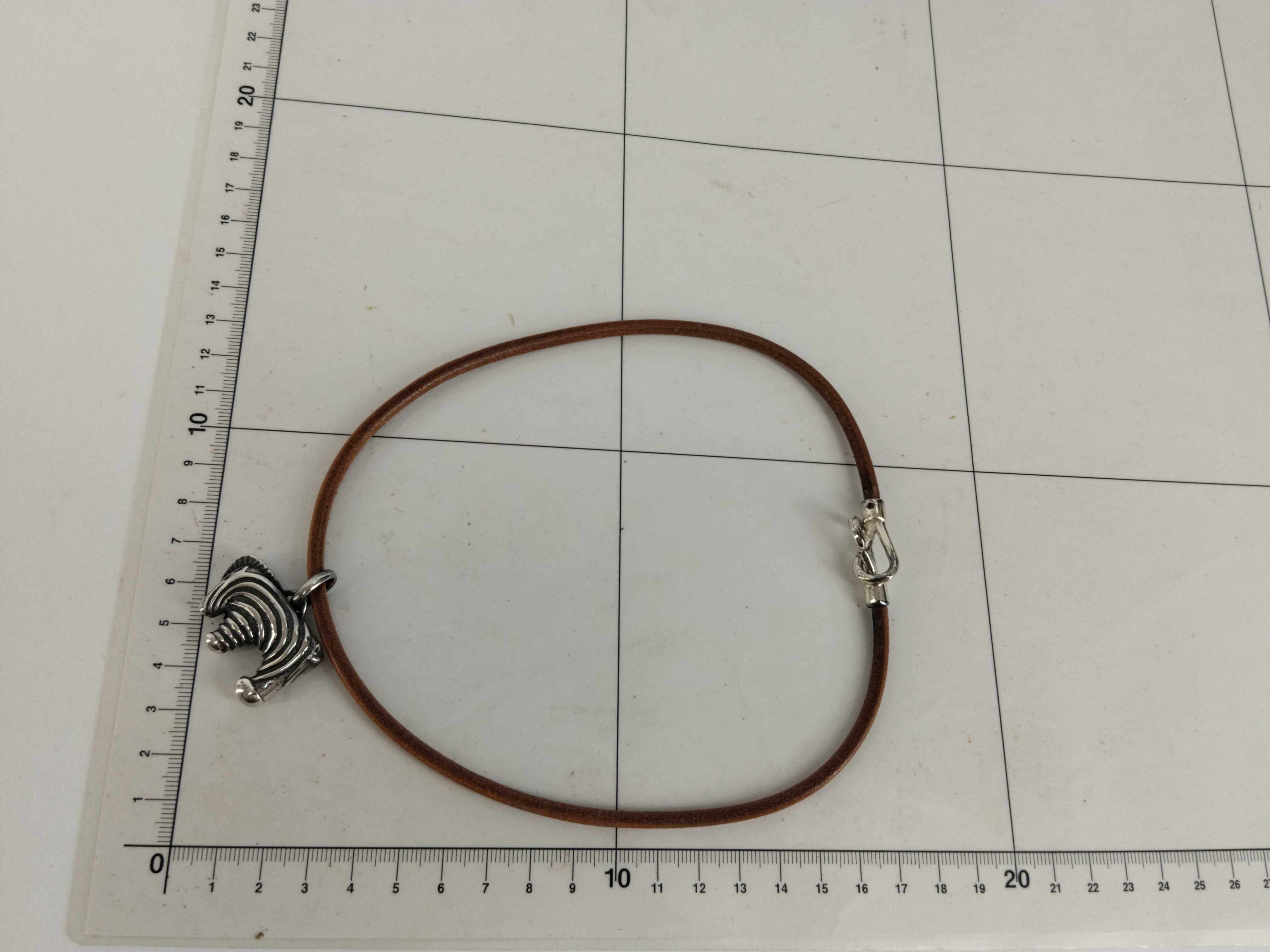 Bijouterie Fantasy Zebra Choker 925 x Leather. Accessories: Box, Necklace. — view 11