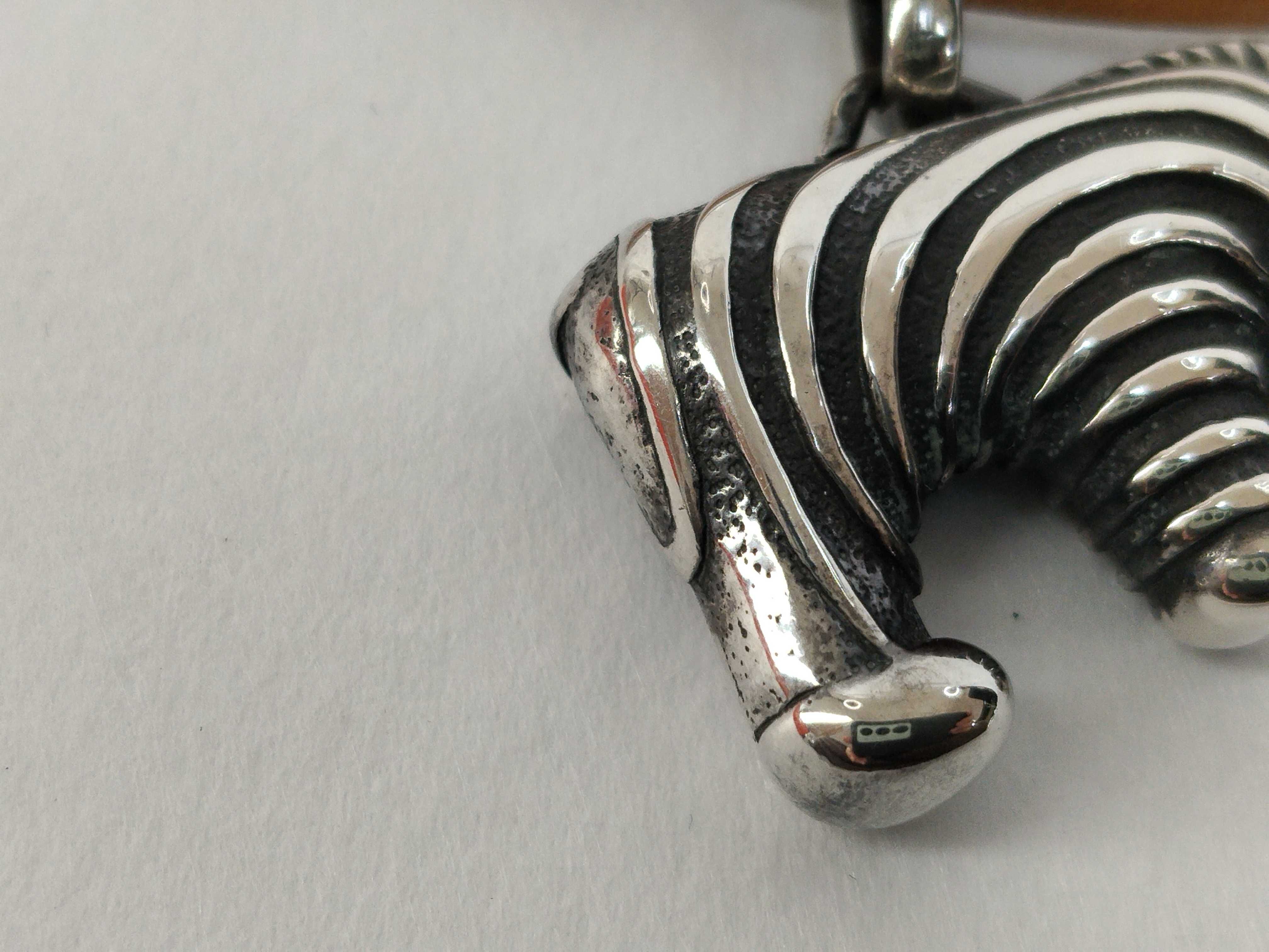 Bijouterie Fantasy Zebra Choker 925 x Leather. Accessories: Box, Necklace. — view 4