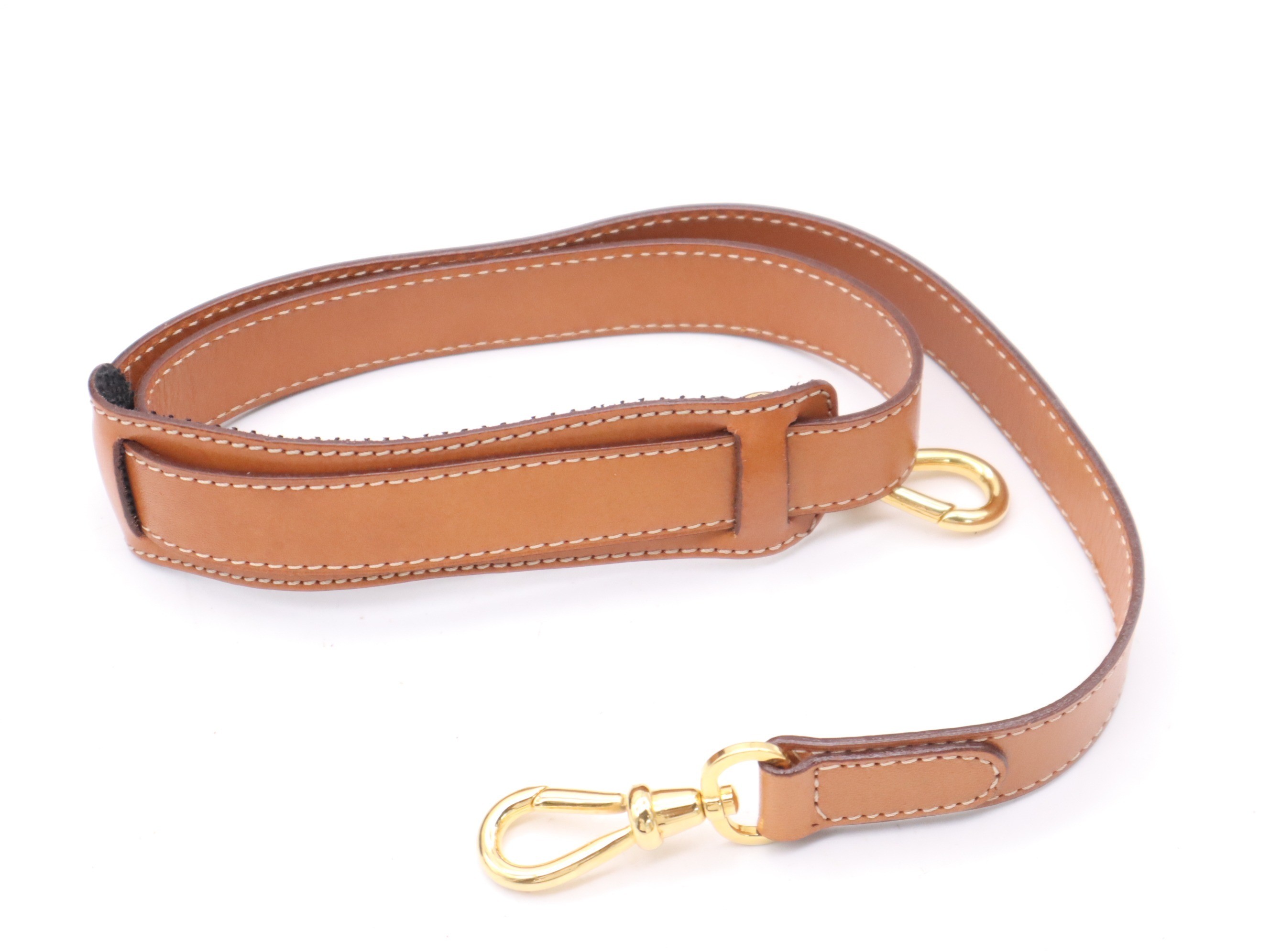 PVC x Leather Macadam Boston Bag, Brown with Gold Hardware and Shoulder Strap — view 10