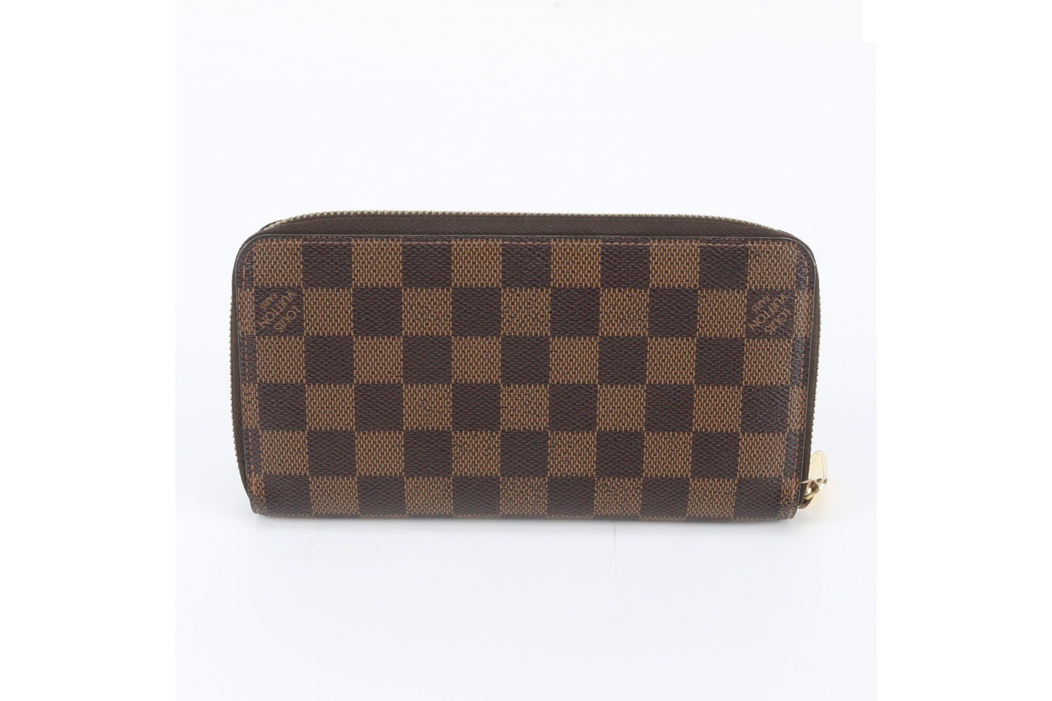 Damier Zippy Wallet N60015 Leather Long Wallet — view 2