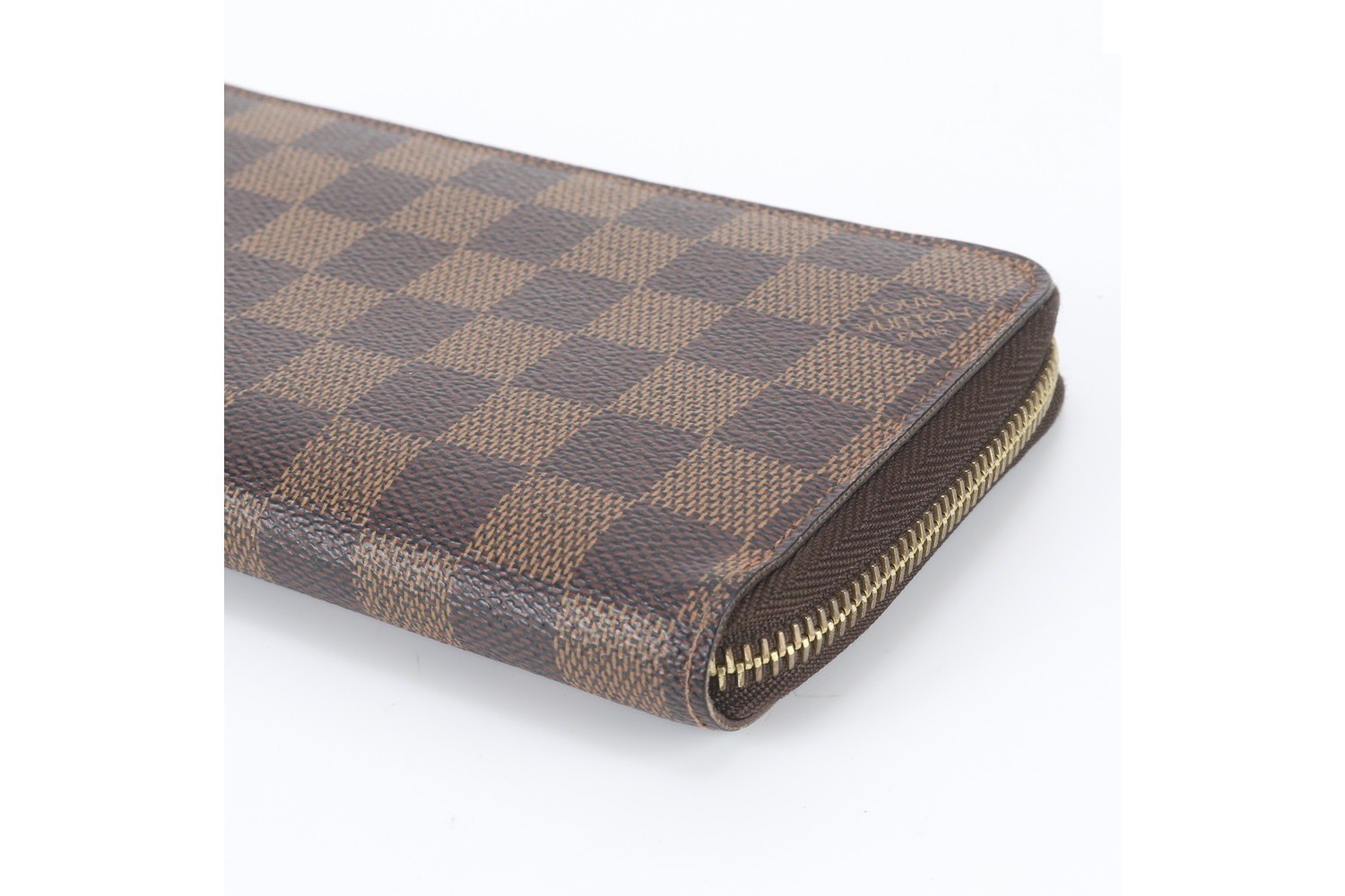 Damier Zippy Wallet N60015 Leather Long Wallet — view 3