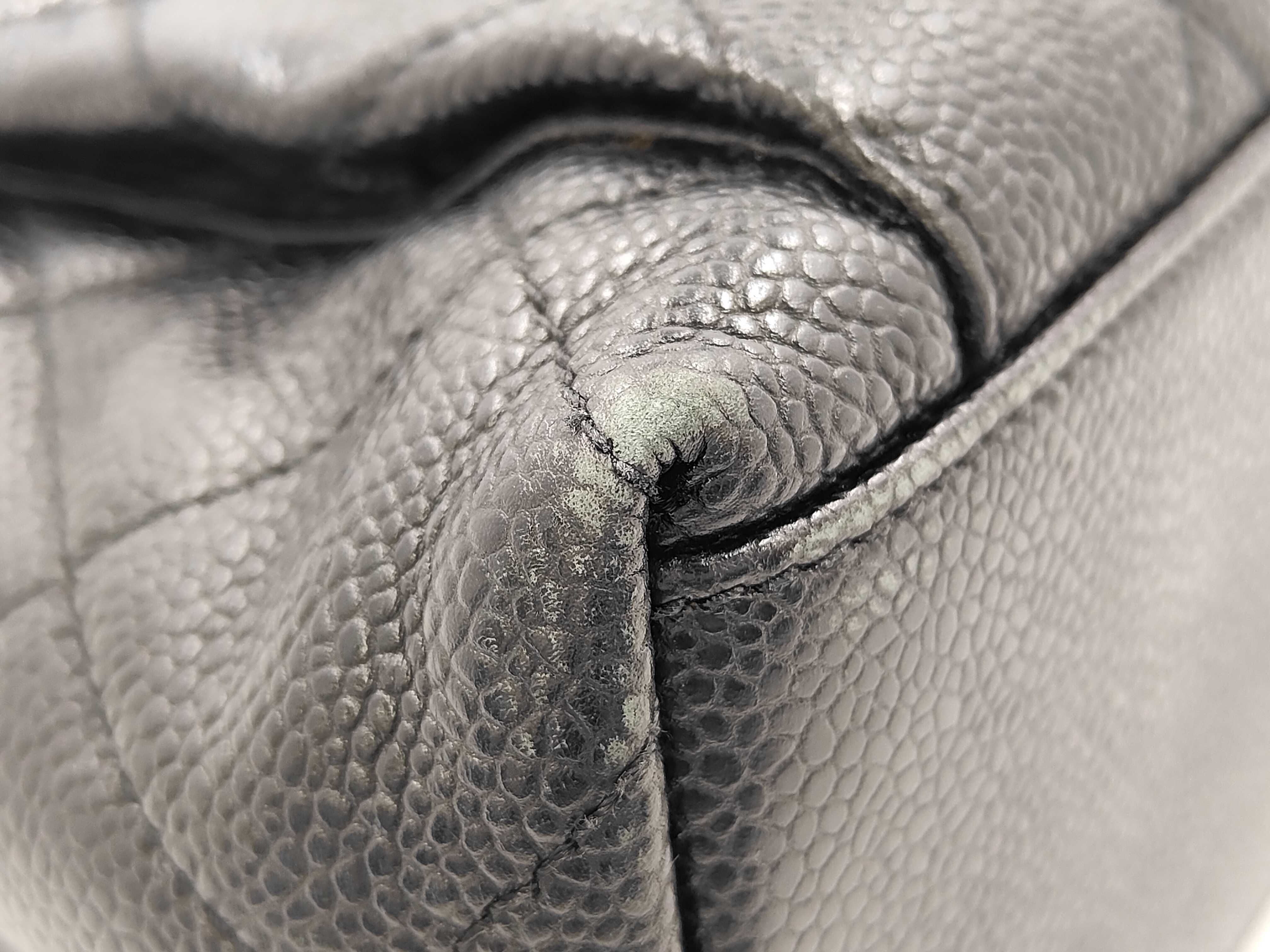Caviar Skin Matelassé Chain Tote Bag (Series 3) — view 4