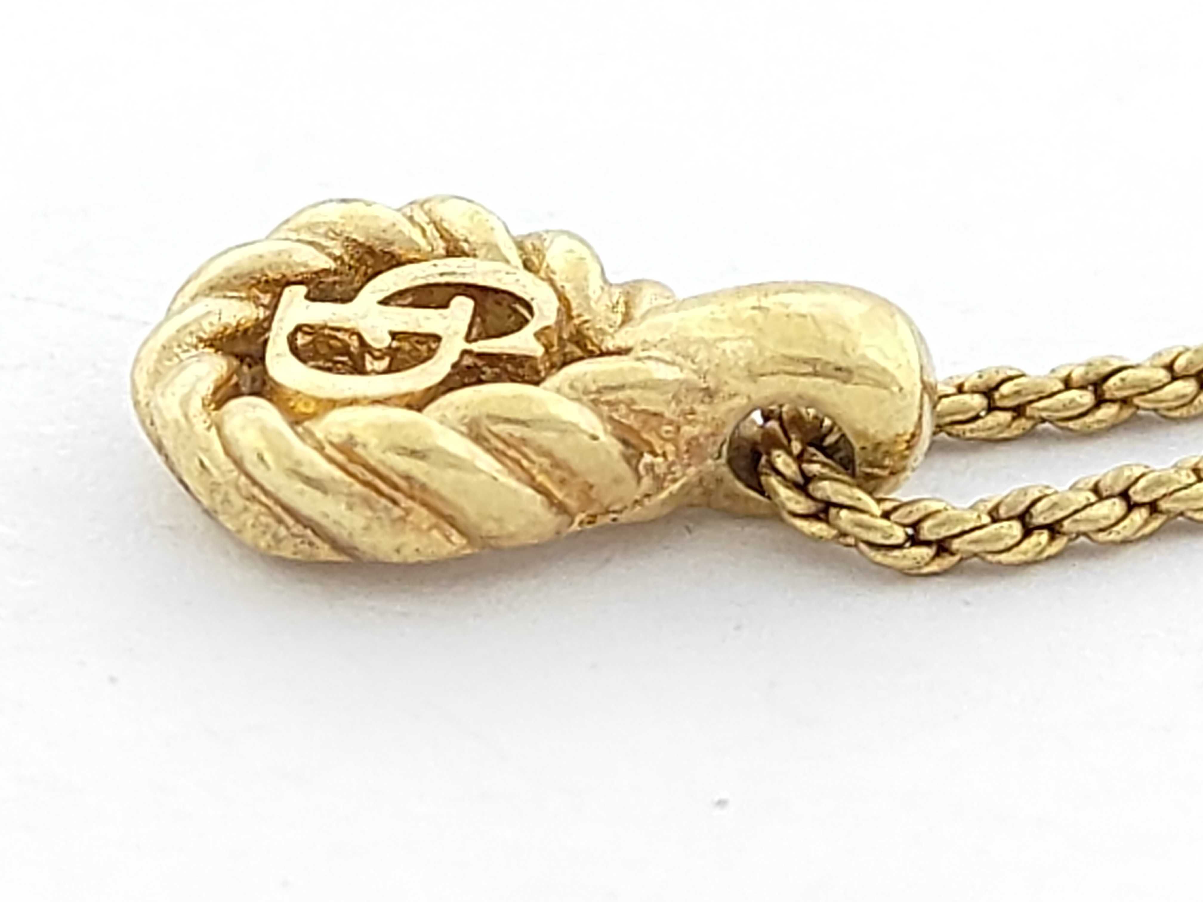 Gold Logo Necklace — view 3