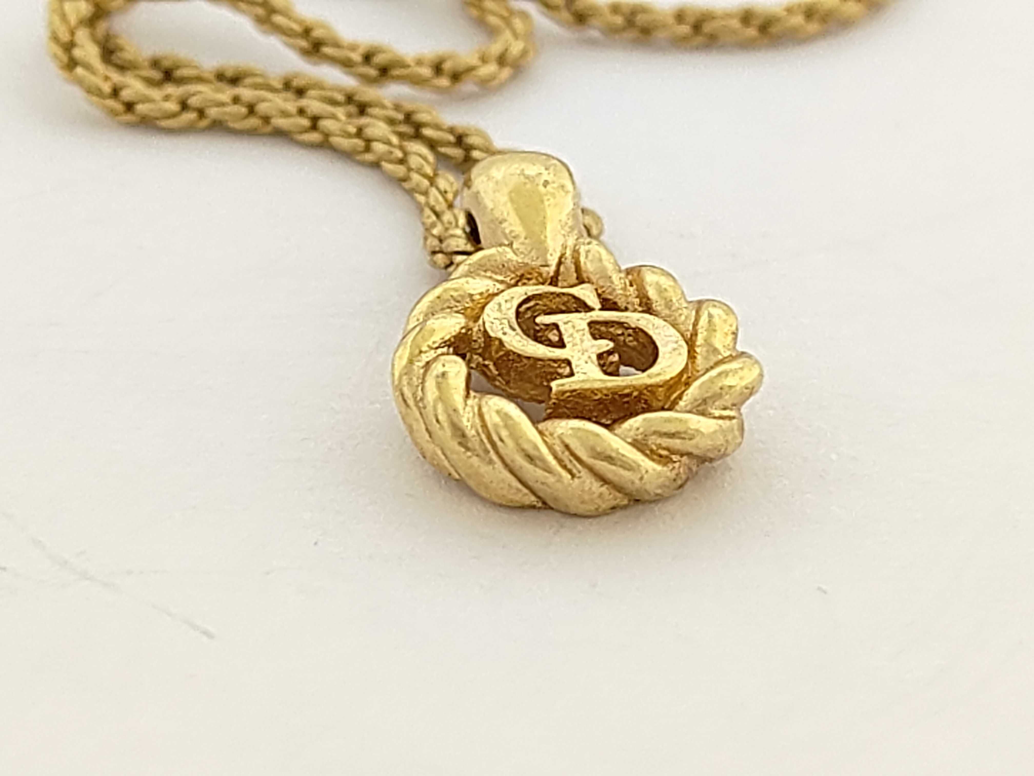 Gold Logo Necklace — view 5