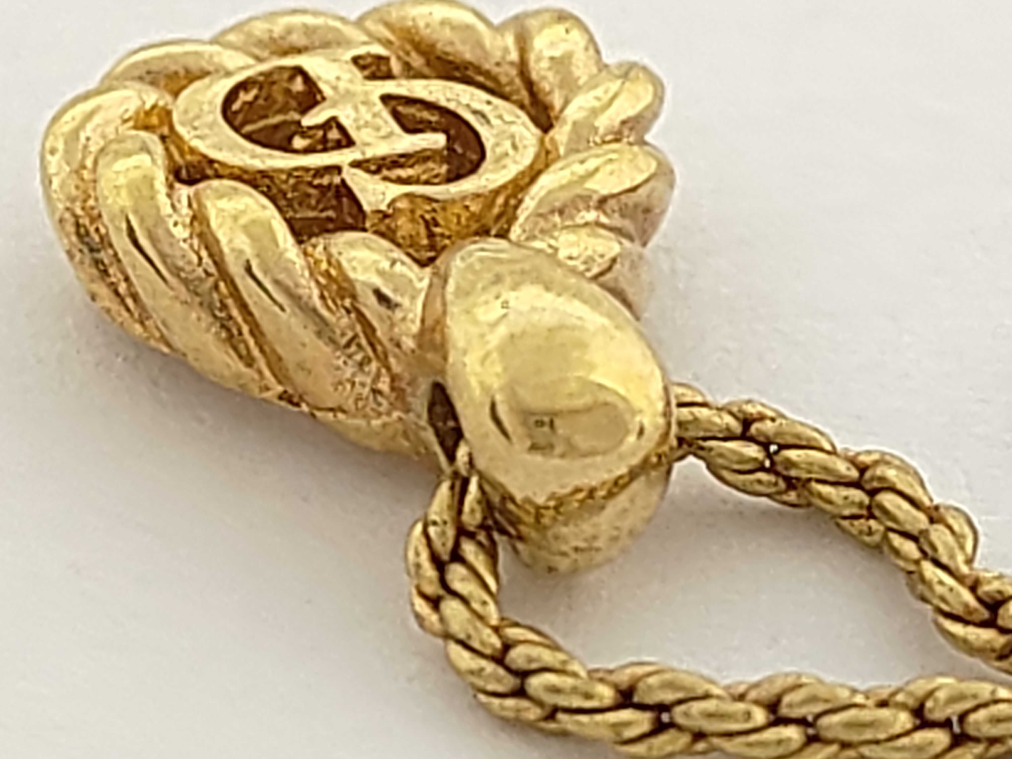 Gold Logo Necklace — view 6