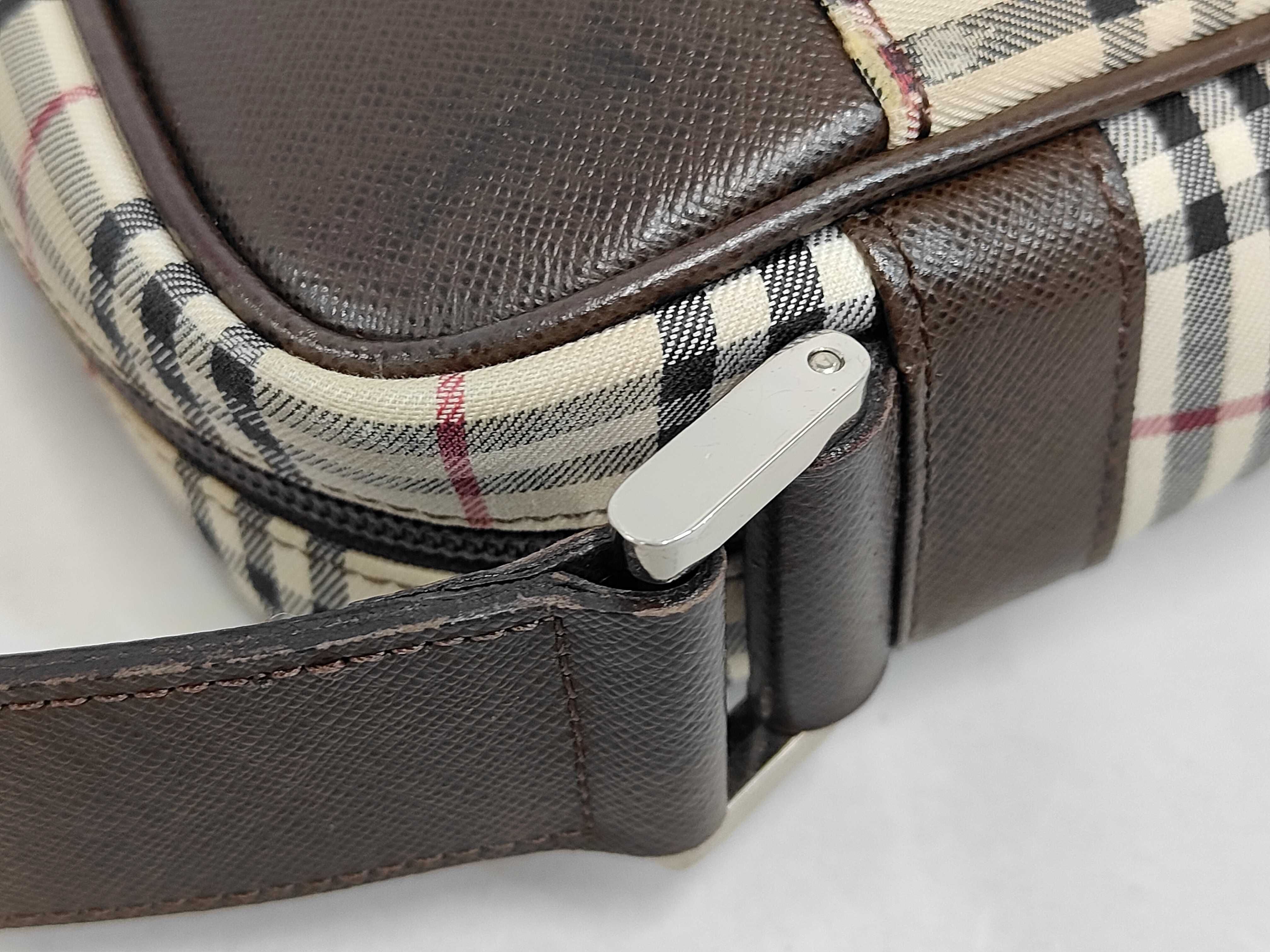 Shoulder Bag Nova Check Leather Canvas Shoulder Bag — view 6