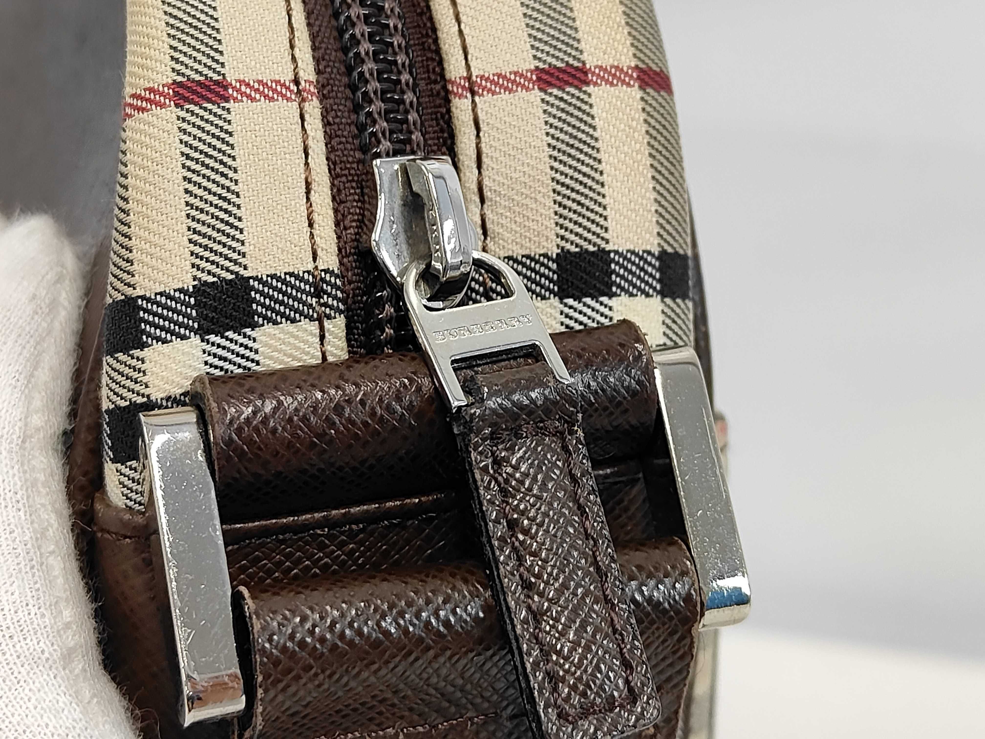 Shoulder Bag Nova Check Leather Canvas Shoulder Bag — view 7