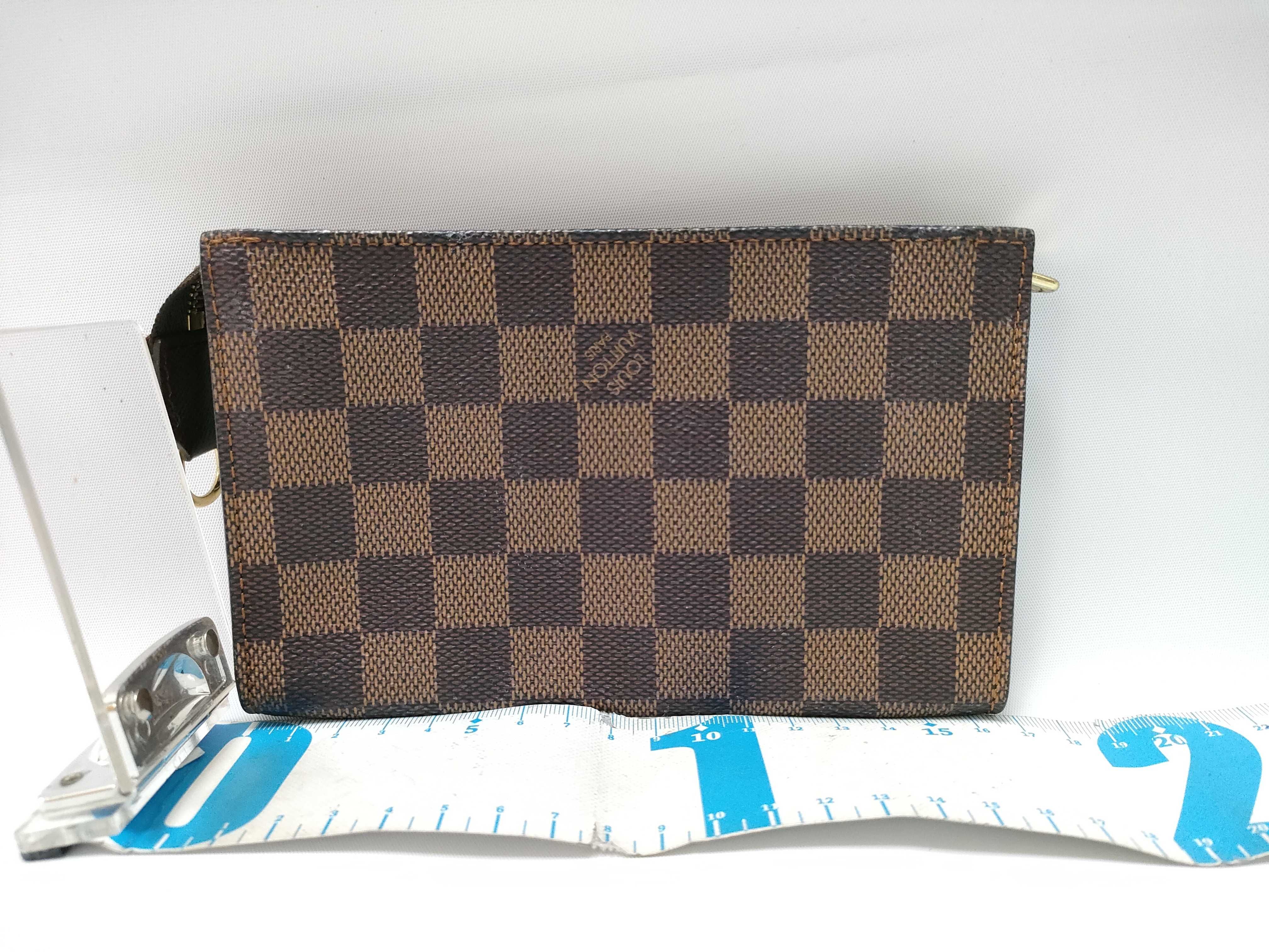 Damier Ebene Maret accessory pouch — view 2