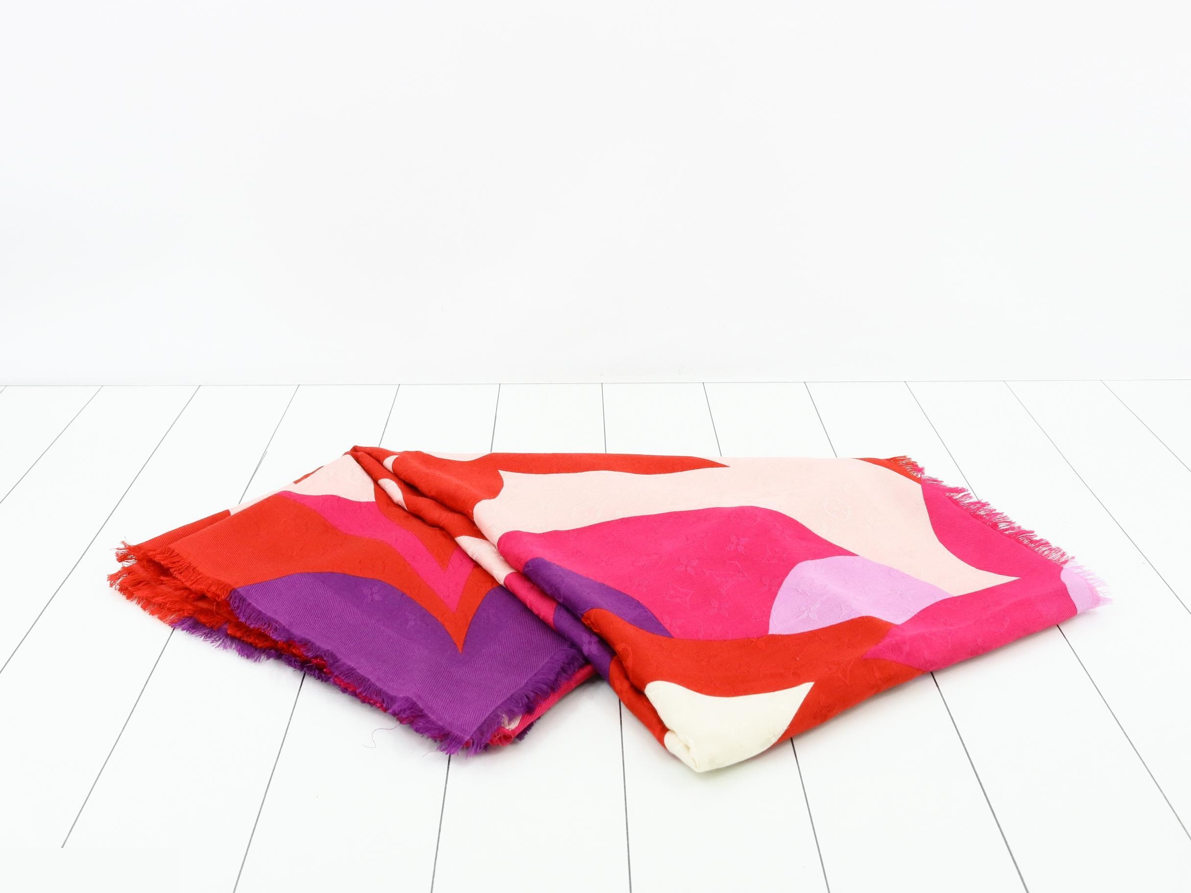 M70665 Shawl - Monogram - Large Stole — view 3