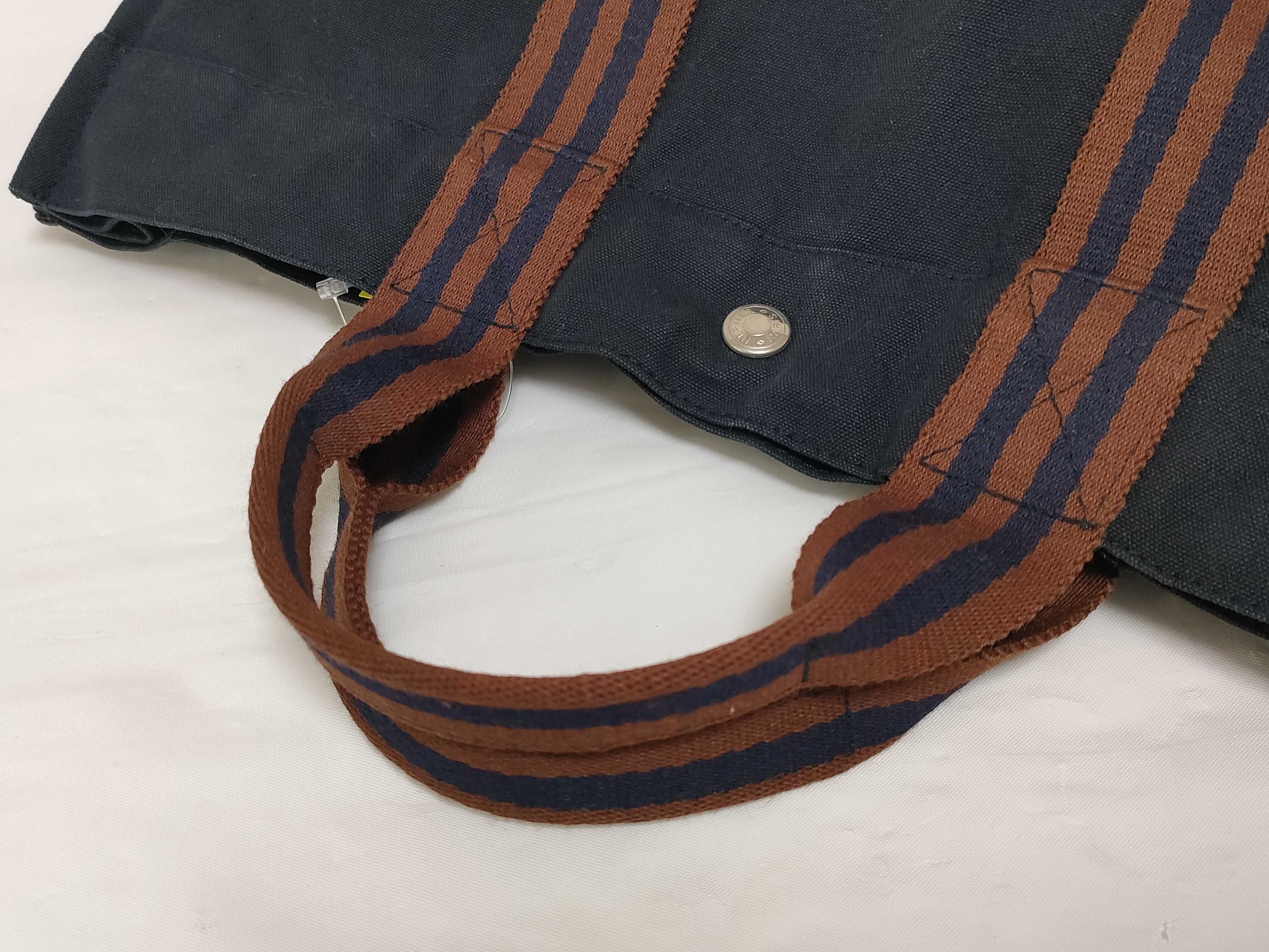 Fourre-Tout GM Brown Navy Tote Bag — view 3