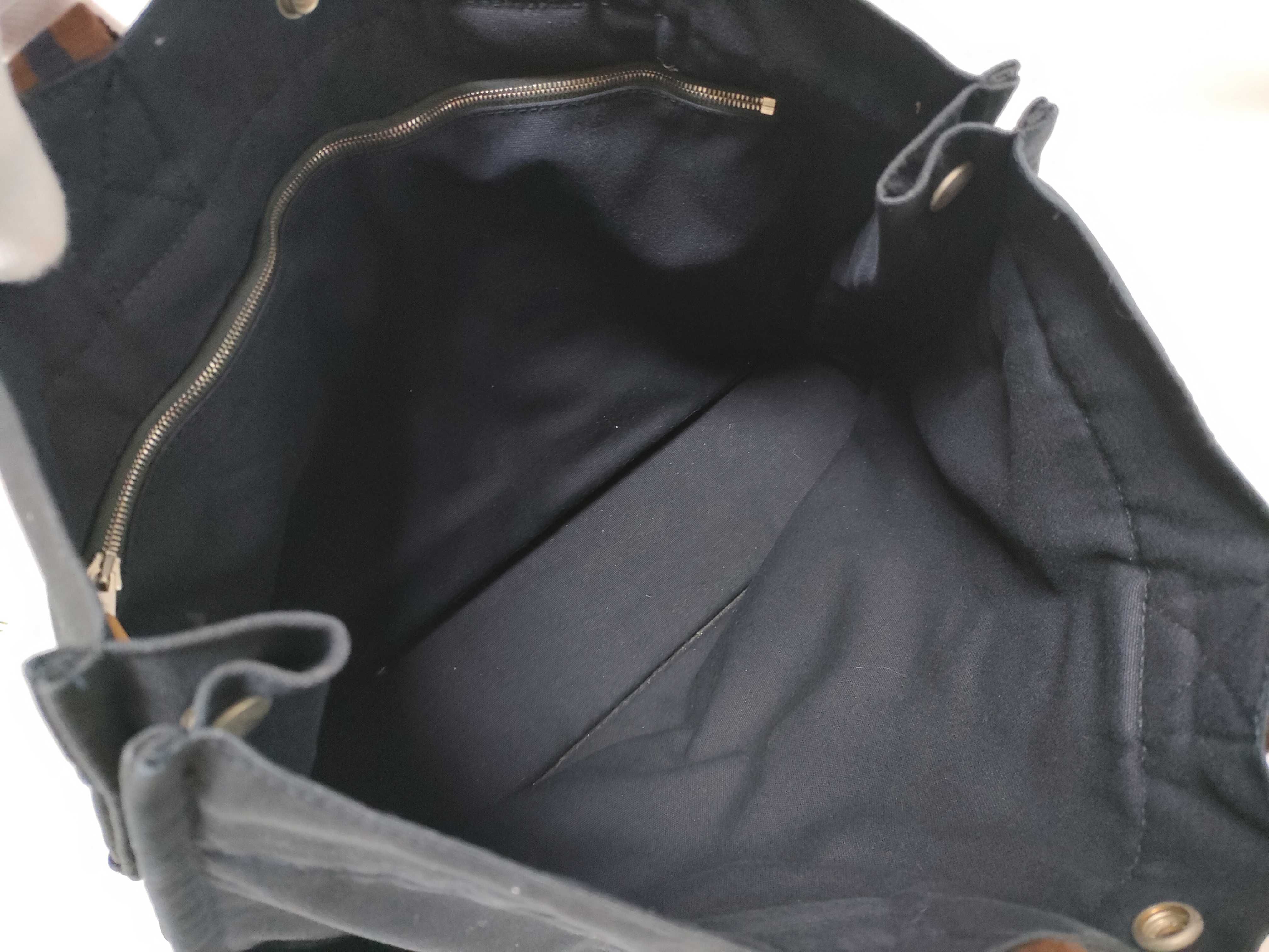 Fourre-Tout GM Brown Navy Tote Bag — view 9