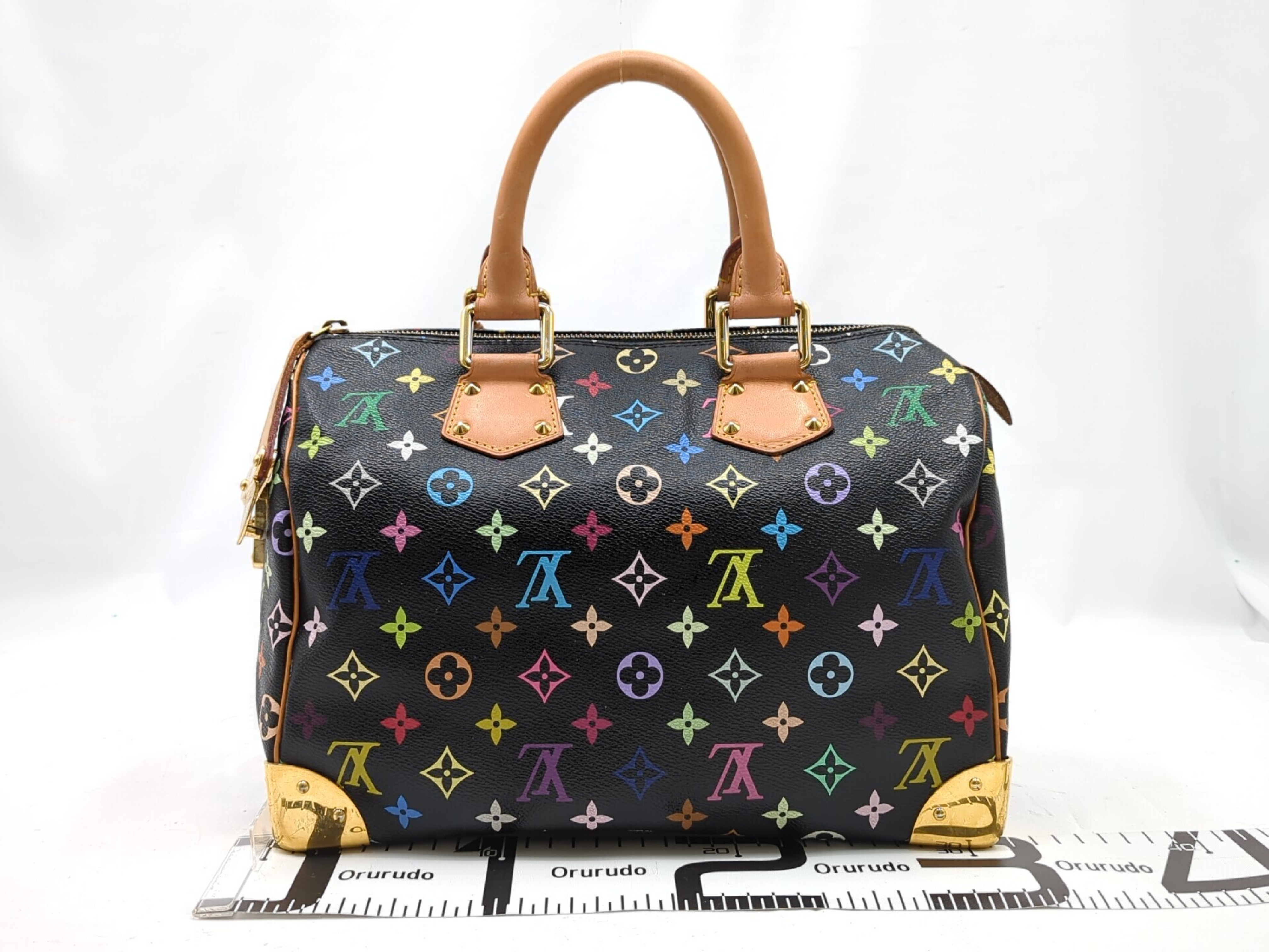 M92642 Monogram Multicolor Speedy 30 Noir Handbag — view 2
