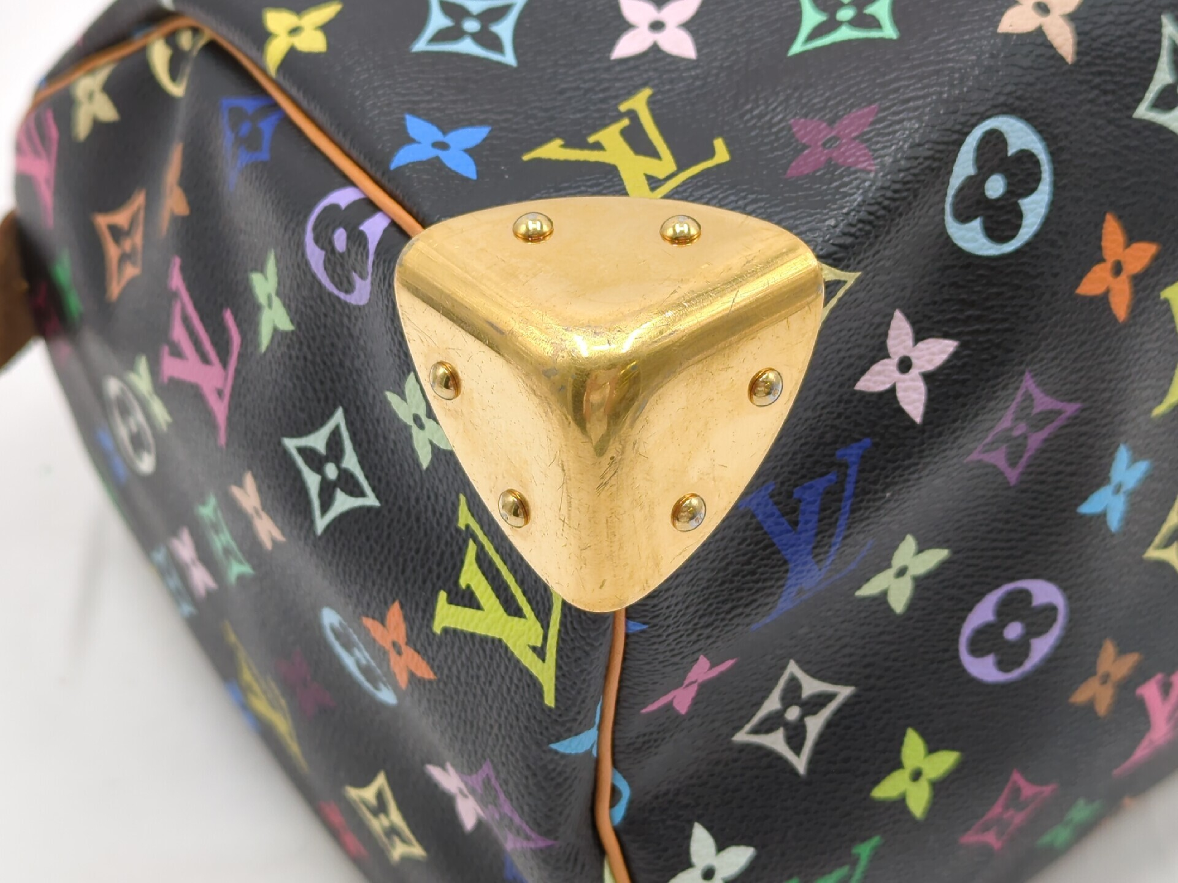 M92642 Monogram Multicolor Speedy 30 Noir Handbag — view 3
