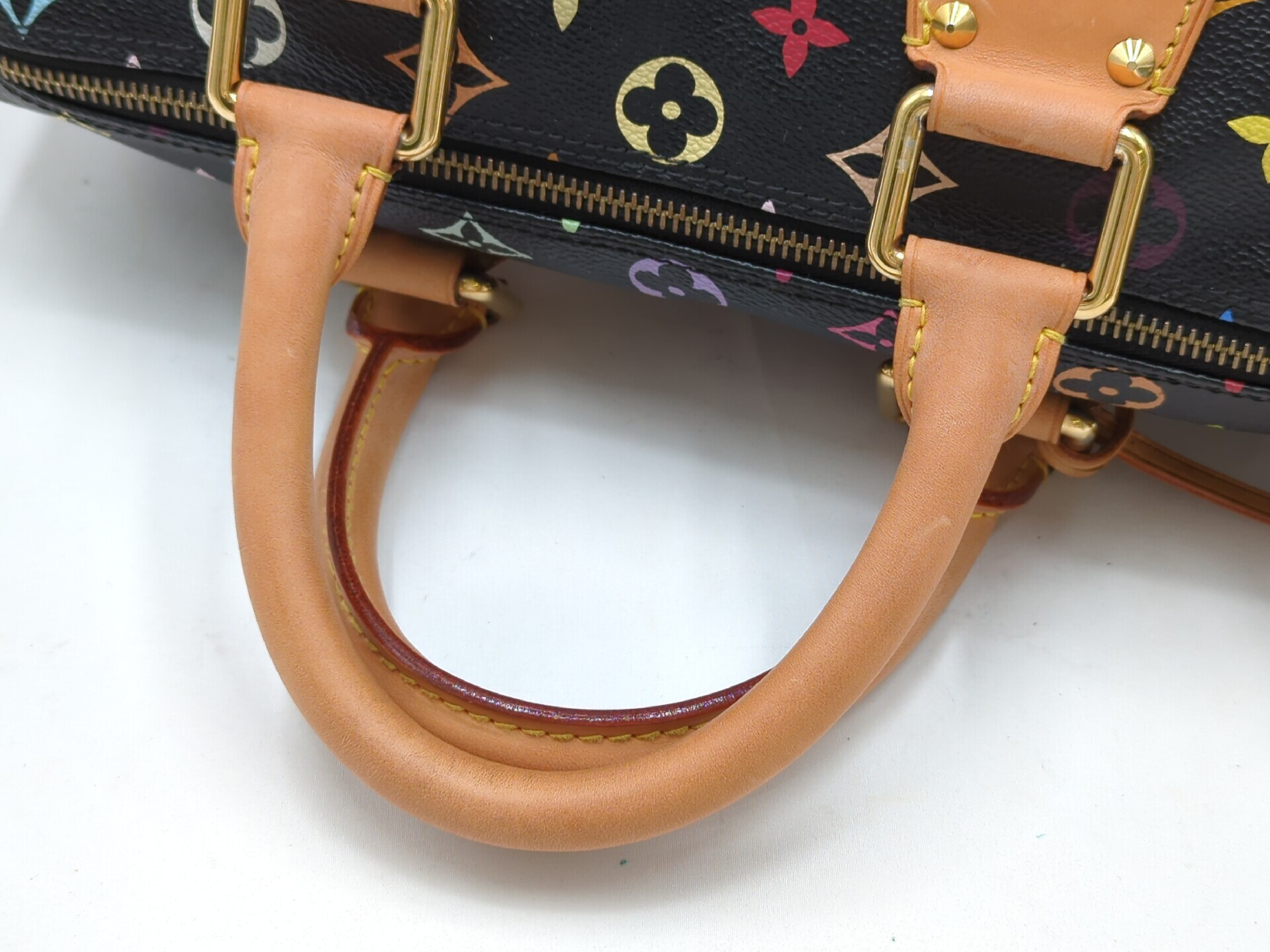 M92642 Monogram Multicolor Speedy 30 Noir Handbag — view 7