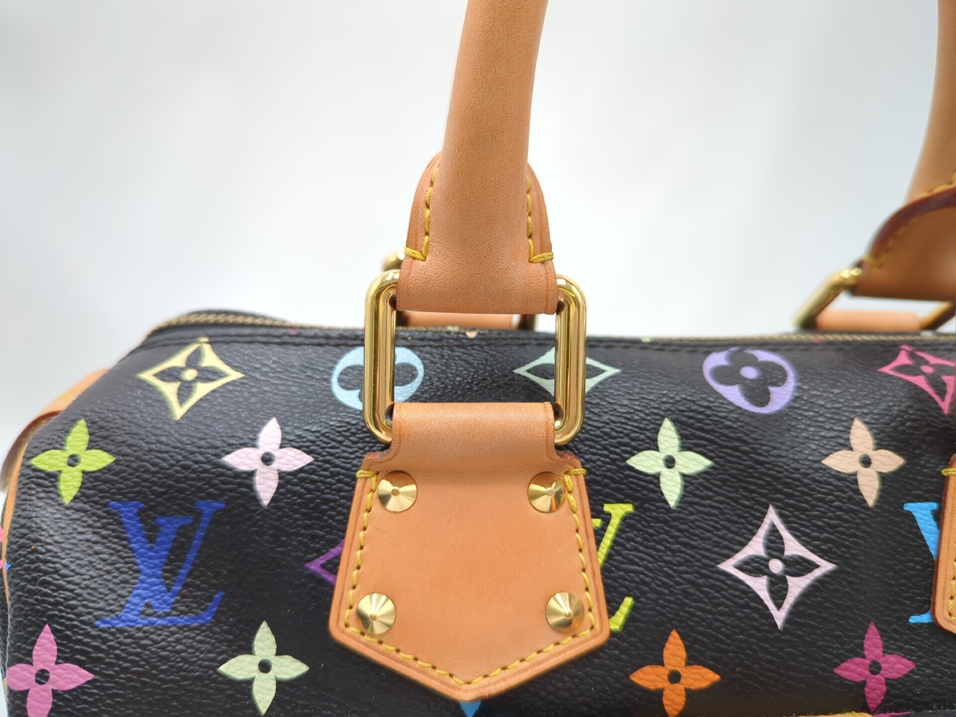 M92642 Monogram Multicolor Speedy 30 Noir Handbag — view 8