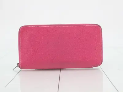 Azap HERMES wallet, P stamp, with box.