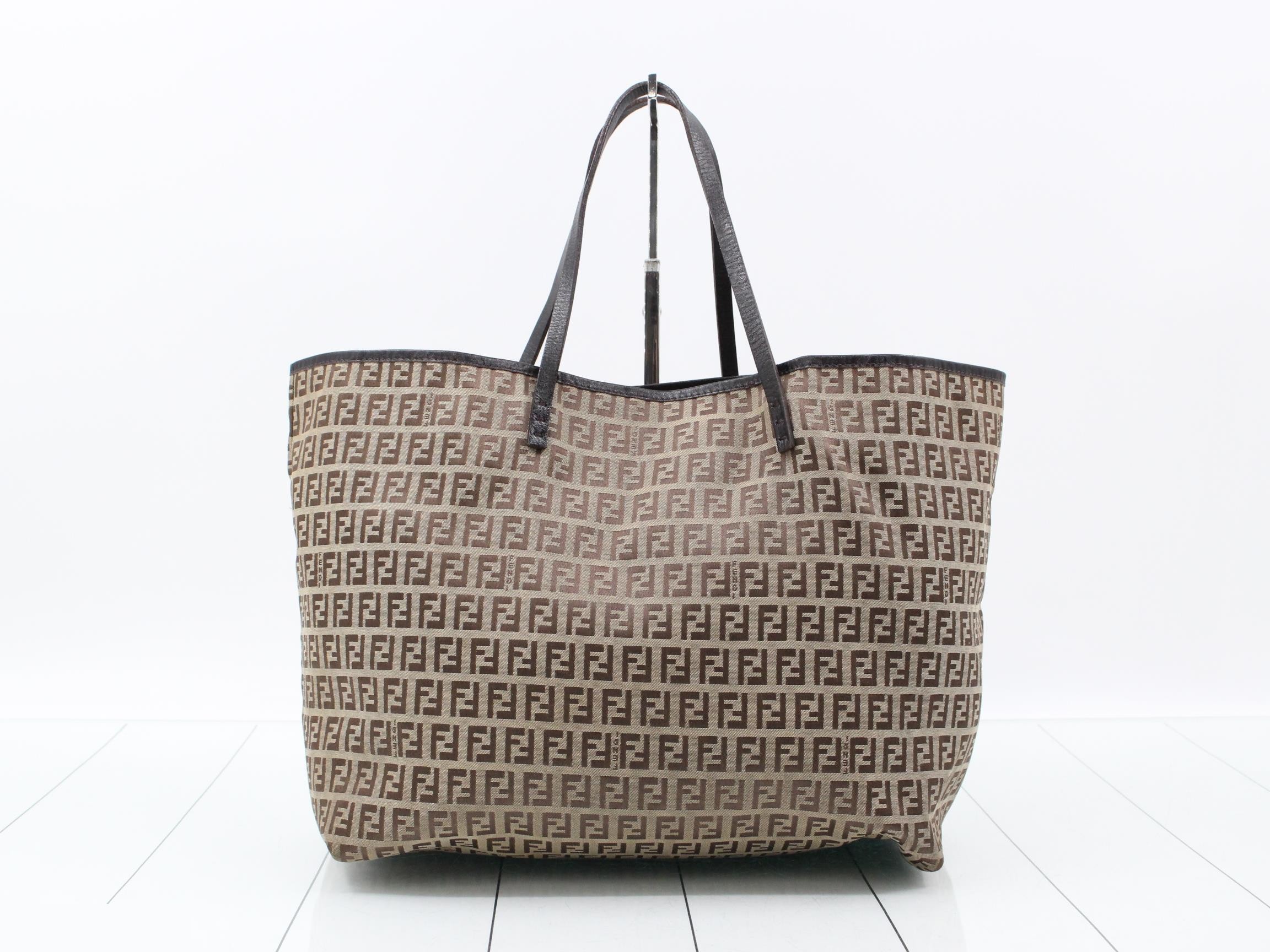 Zucchino (Bag) - Tote Bag, Monogram Canvas, Beige — view 2