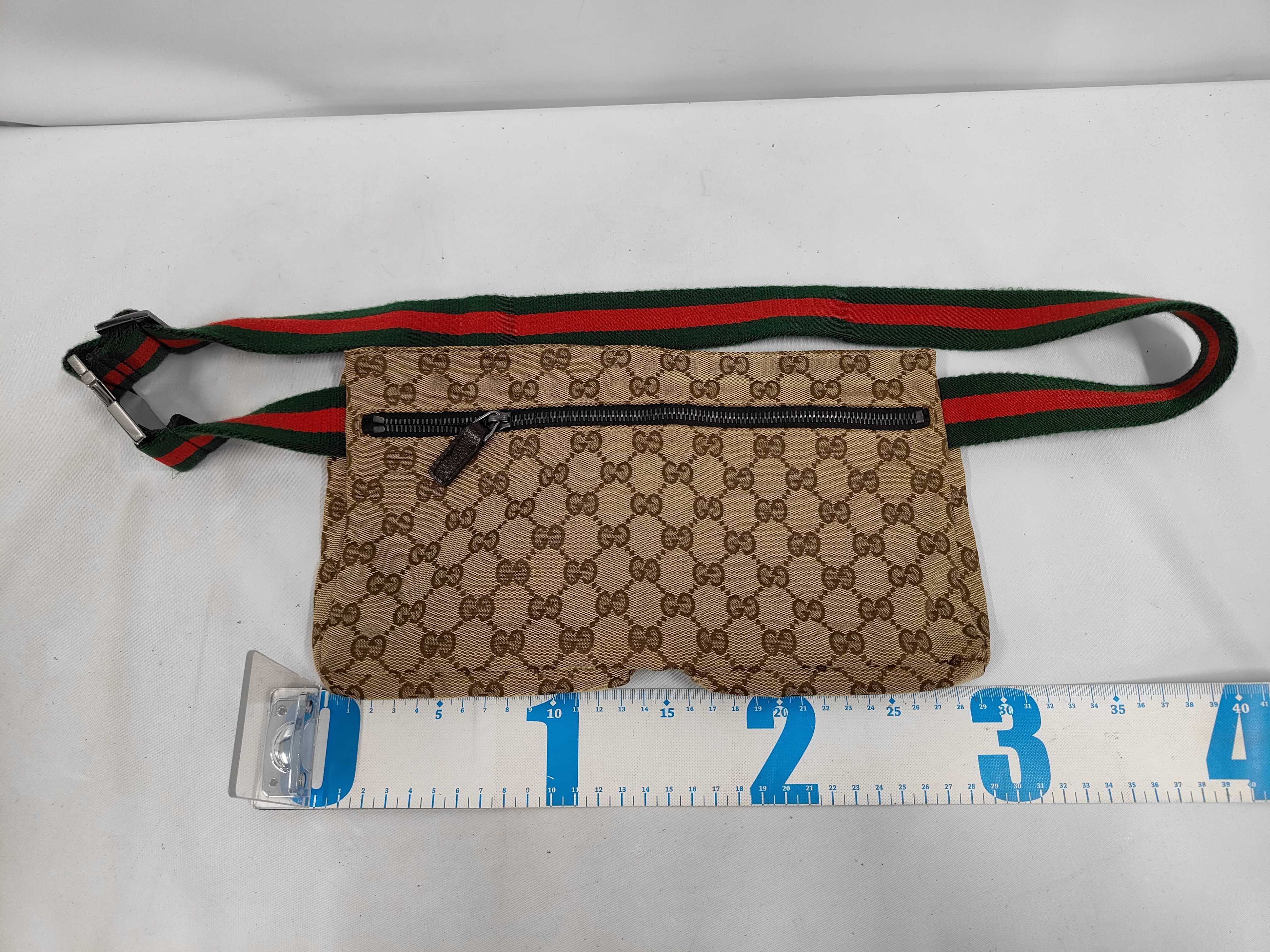 GG Canvas Sherry Waist Bag, Brown — view 2