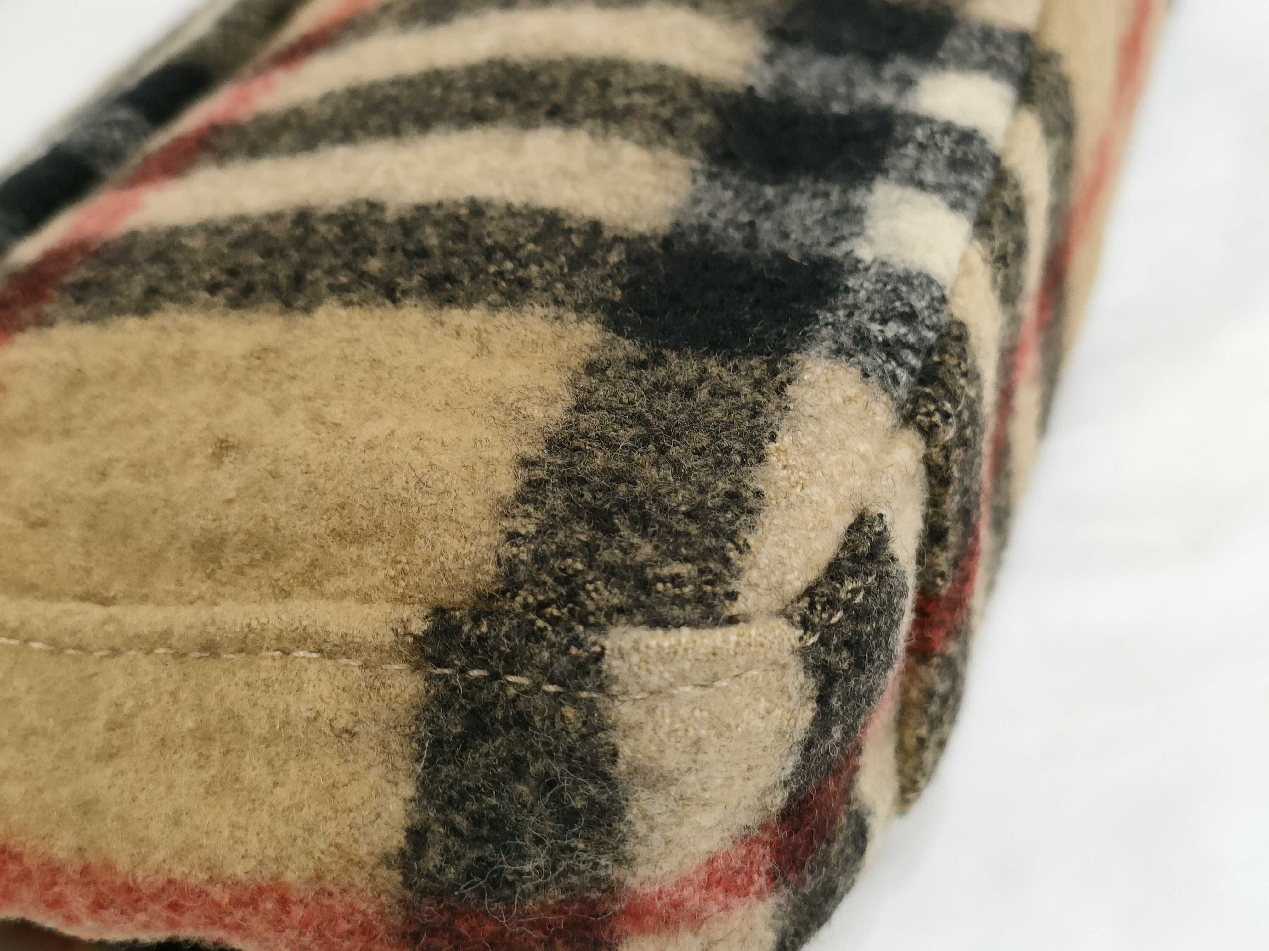 Nova Check Wool Handbag — view 6