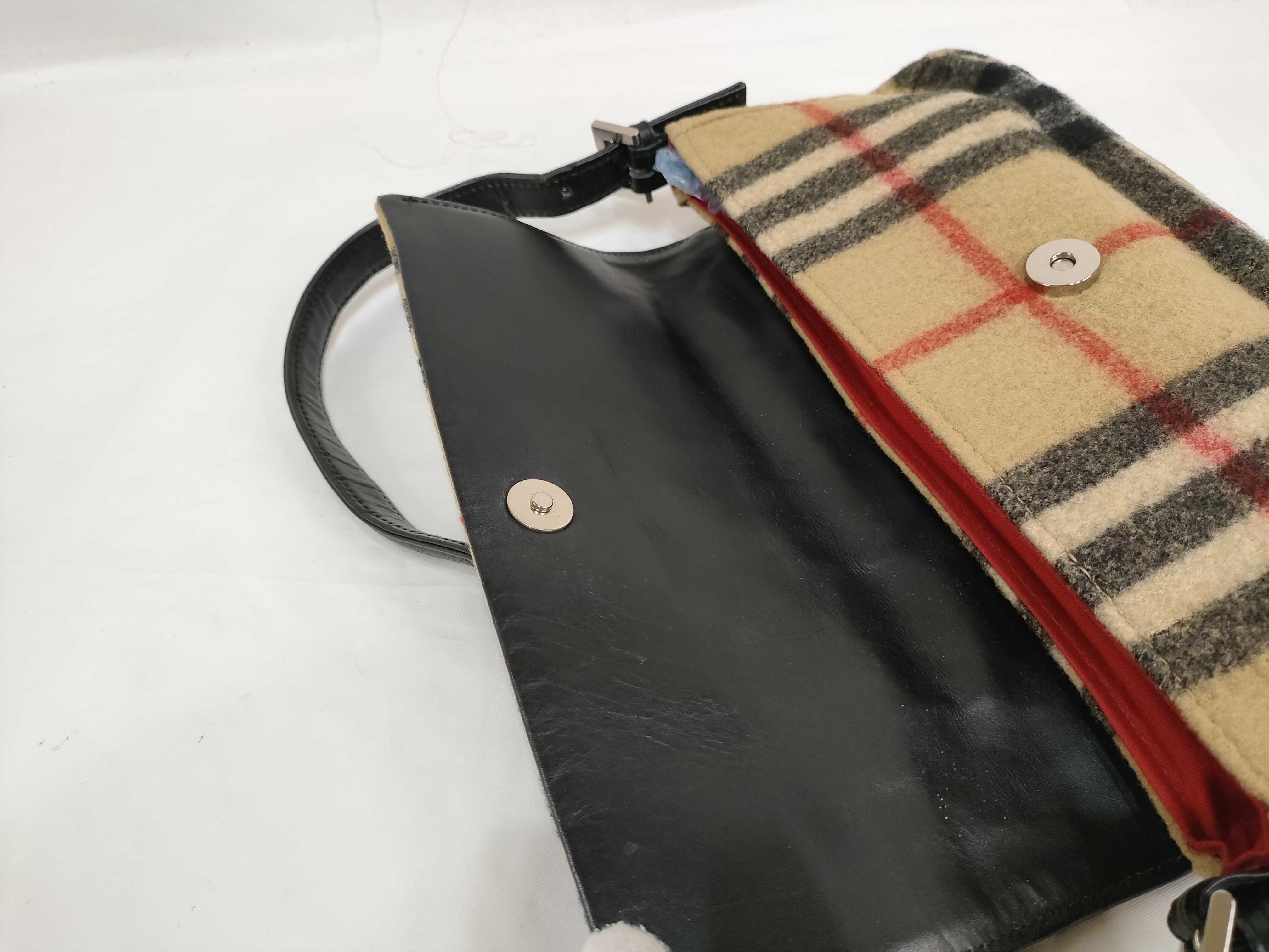 Nova Check Wool Handbag — view 10