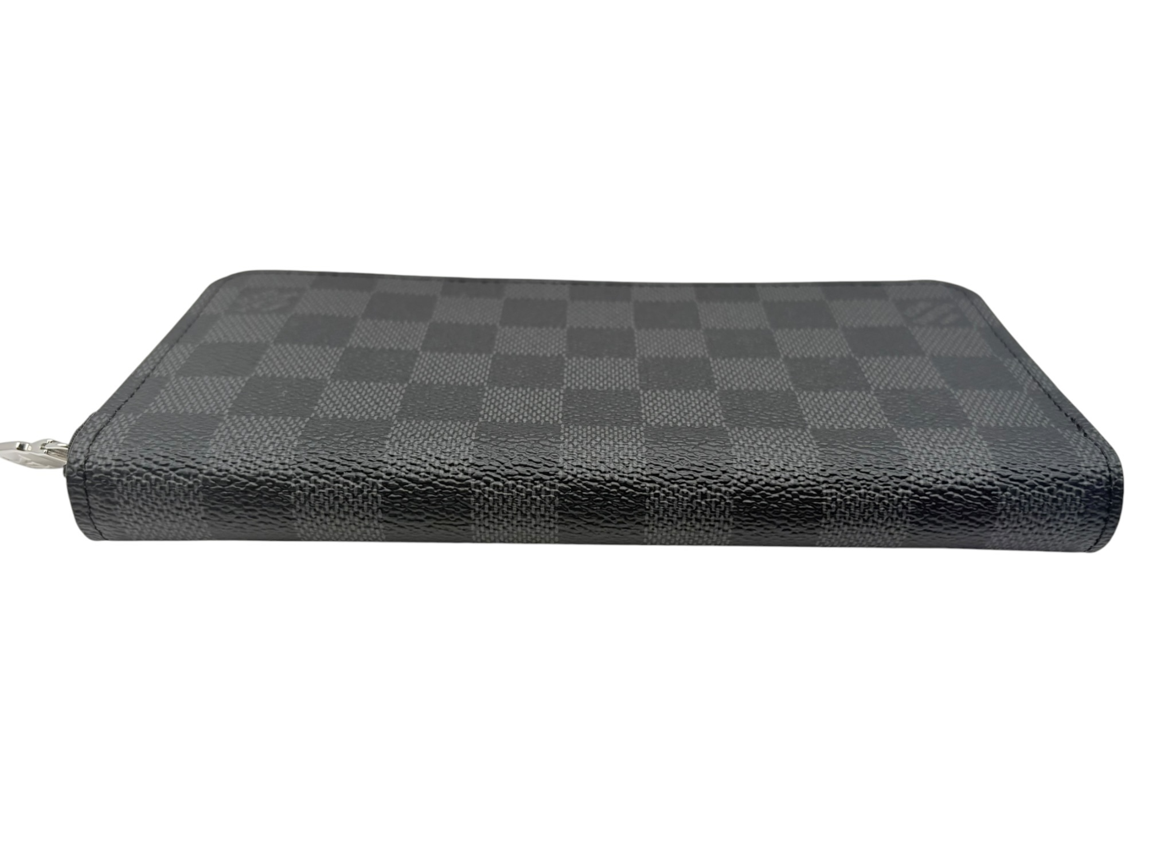 Damier Graphite Zippy Wallet Horizontal N00056 Noir Round Zip Wallet — view 2