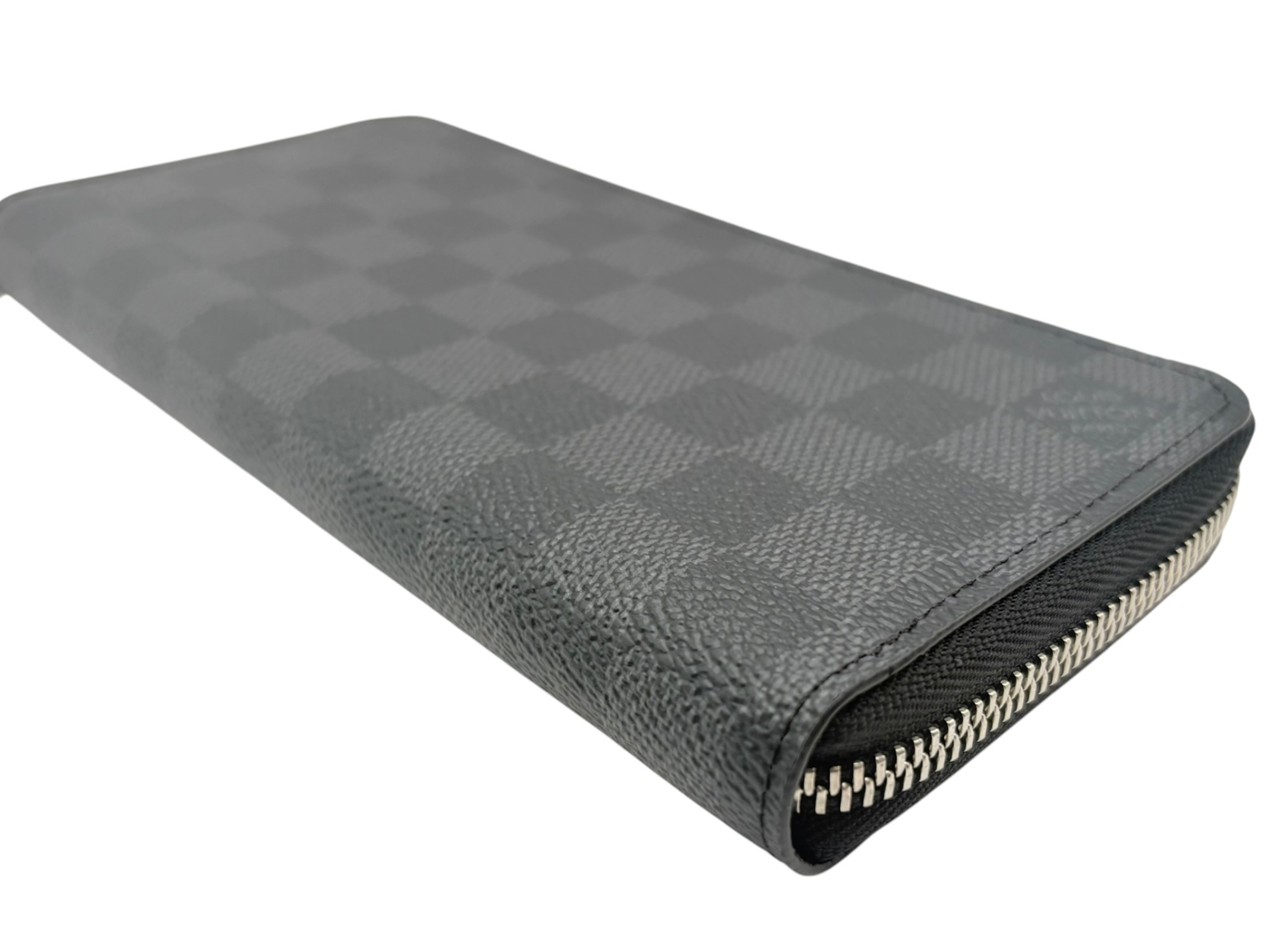 Damier Graphite Zippy Wallet Horizontal N00056 Noir Round Zip Wallet — view 3