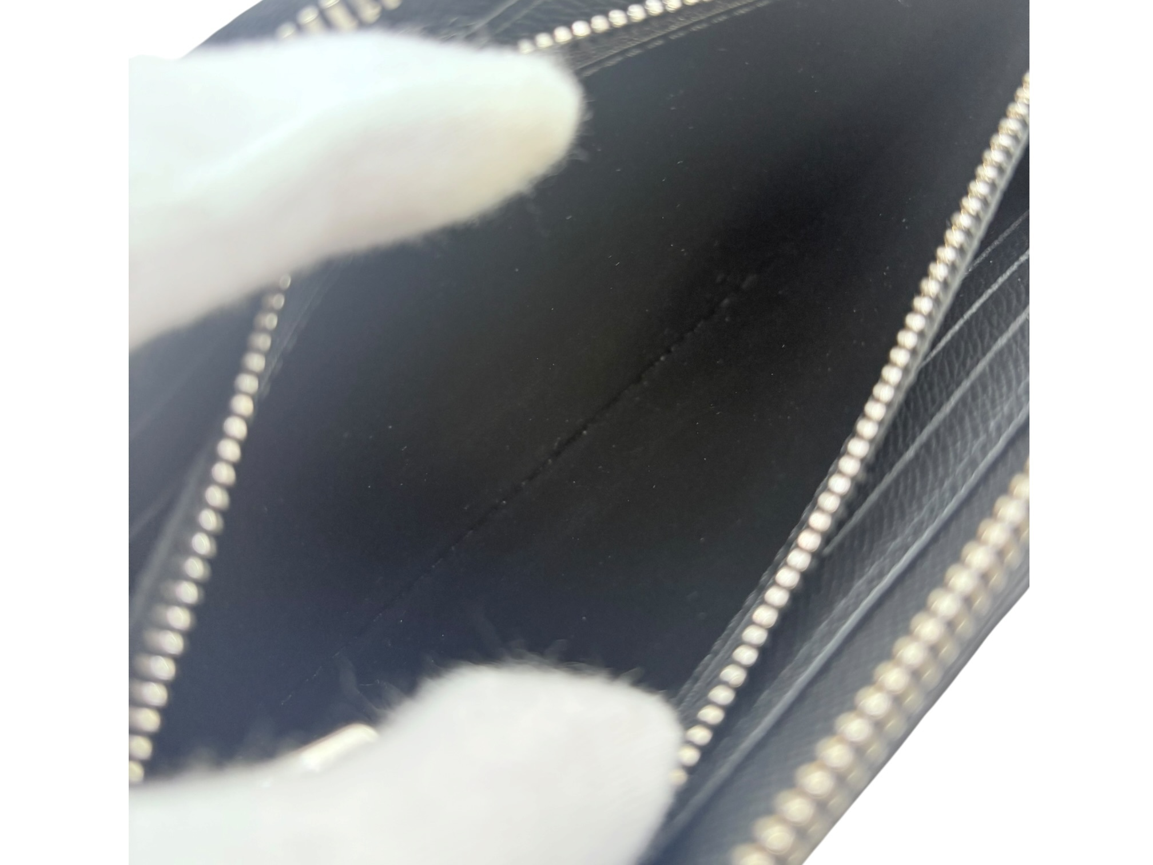 Damier Graphite Zippy Wallet Horizontal N00056 Noir Round Zip Wallet — view 7