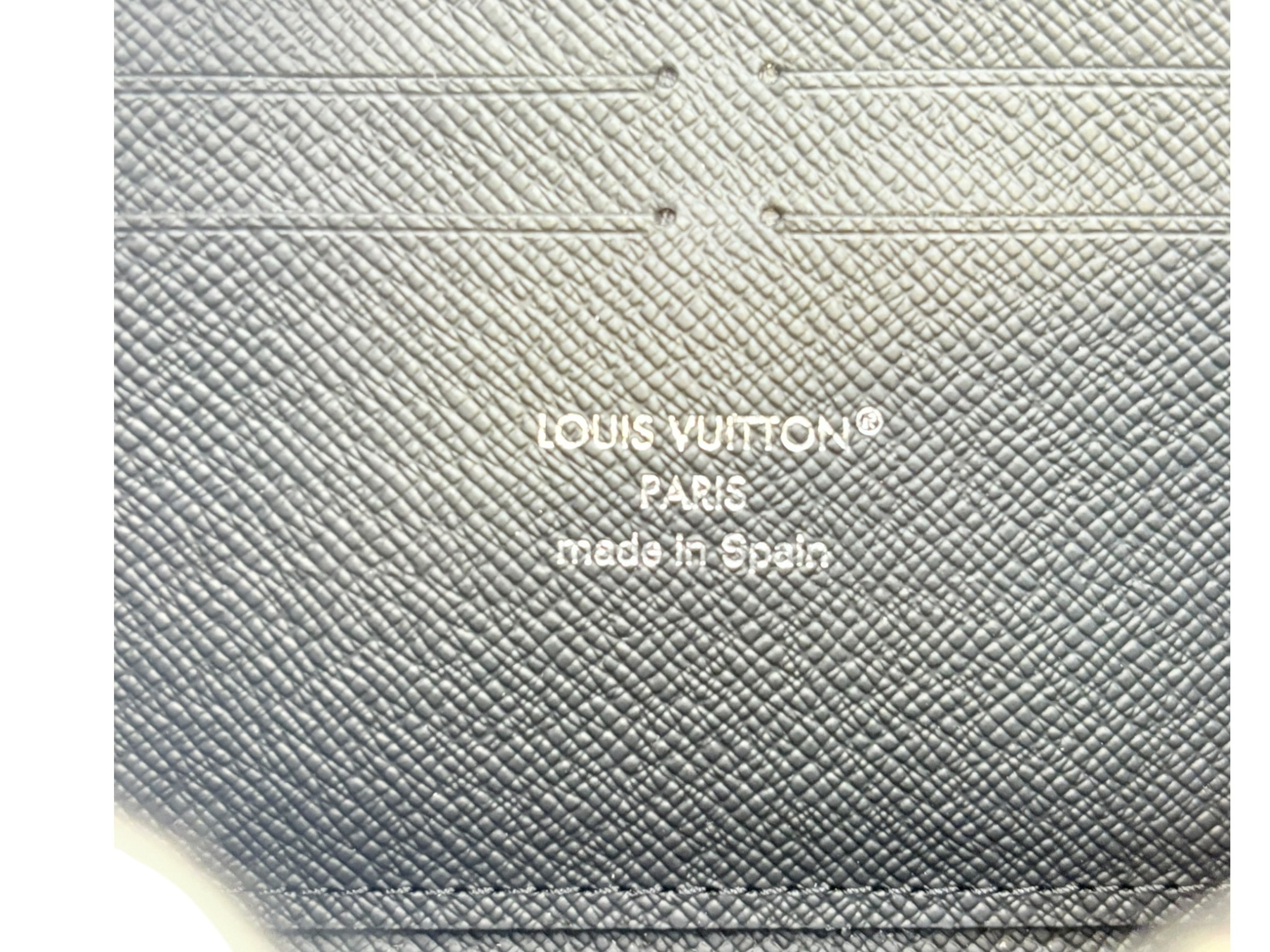 Damier Graphite Zippy Wallet Horizontal N00056 Noir Round Zip Wallet — view 9