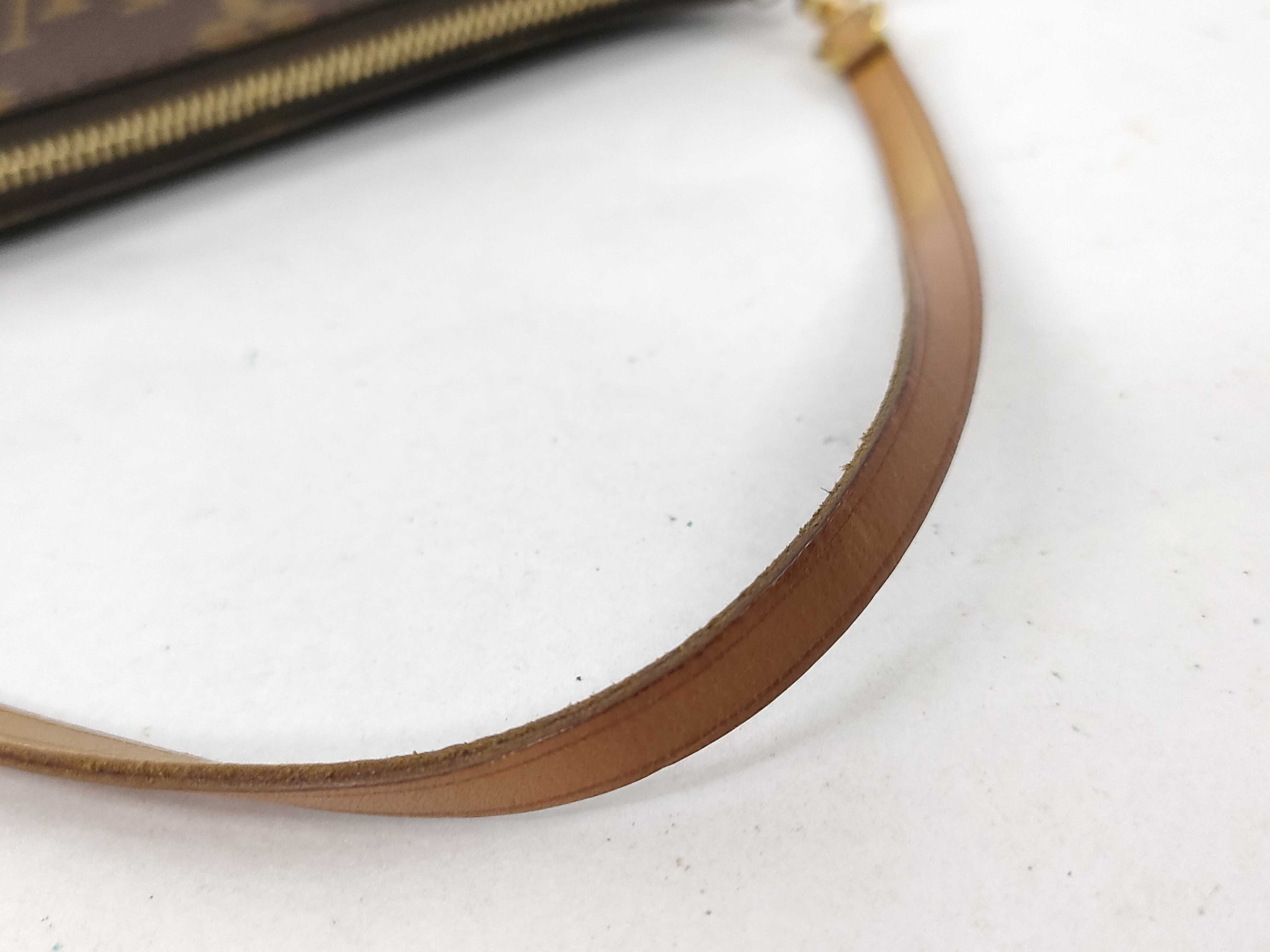 Monogram Pochette Accessories Handbag Pouch Brown Pouch — view 4