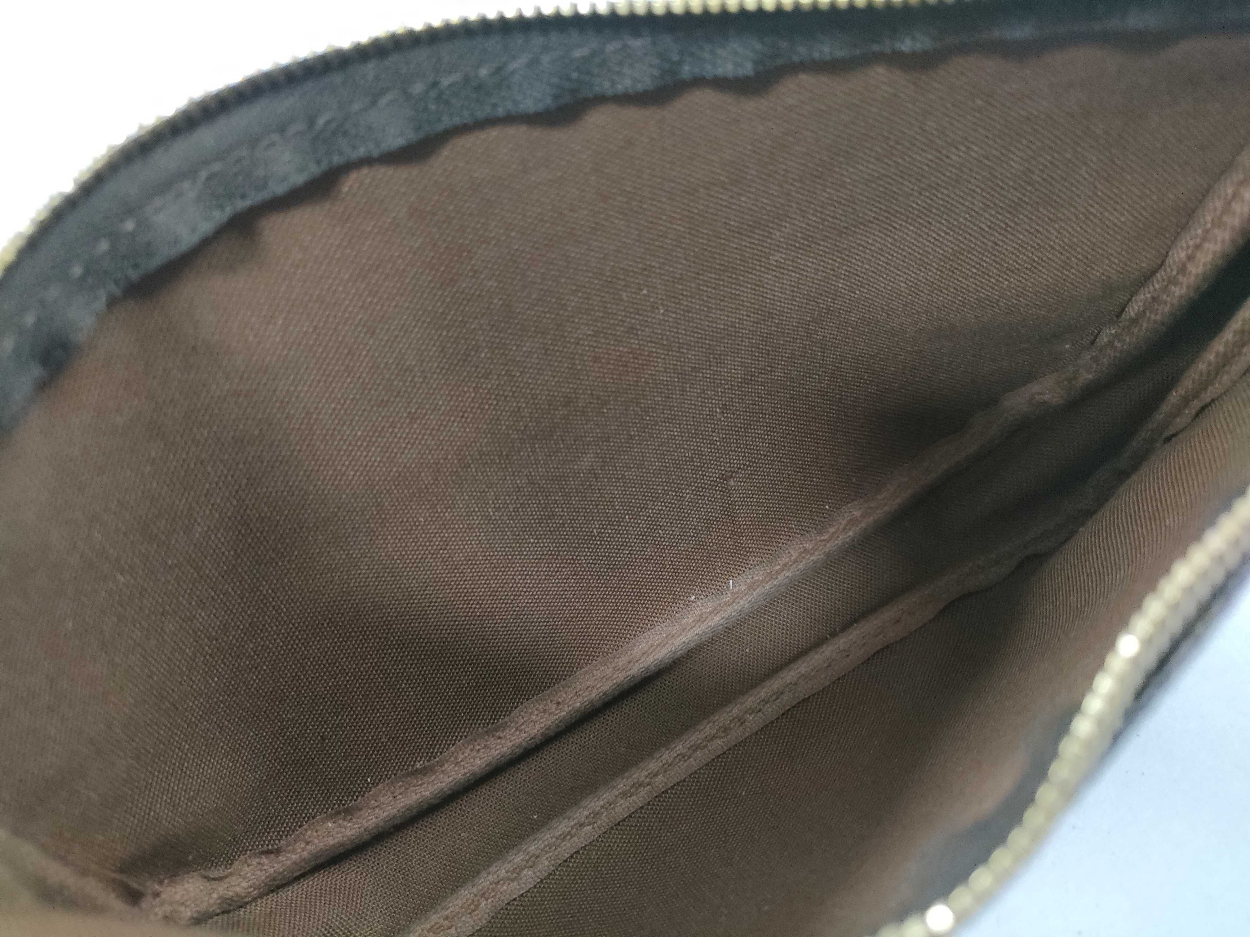 Monogram Pochette Accessories Handbag Pouch Brown Pouch — view 9