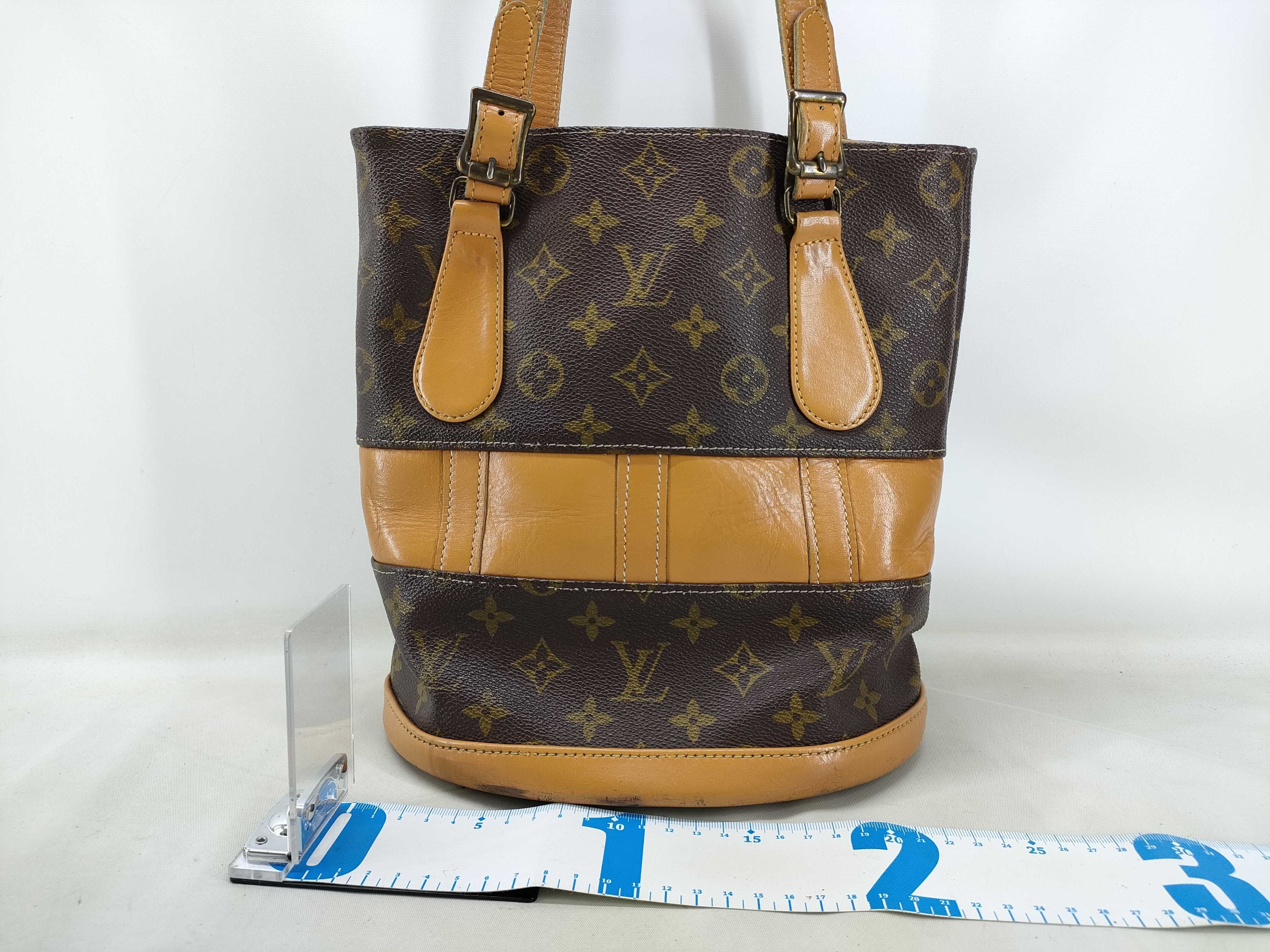 Monogram Bucket PM USA Bucket Bag Black T42238 Tote Bag — view 2