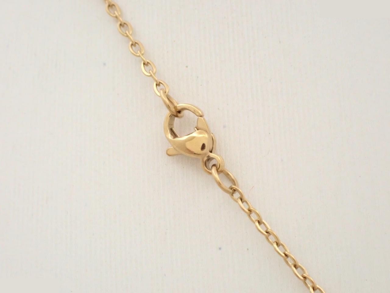 Cage d'H H Cube Necklace Orange — view 2