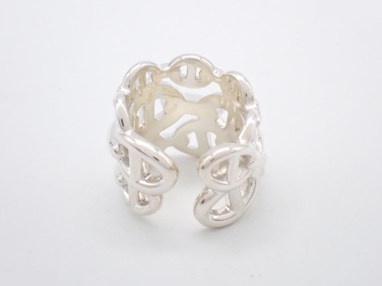 Ag925 Chaine d'Ancre Enchainée GM Ring, Size #10 — view 2