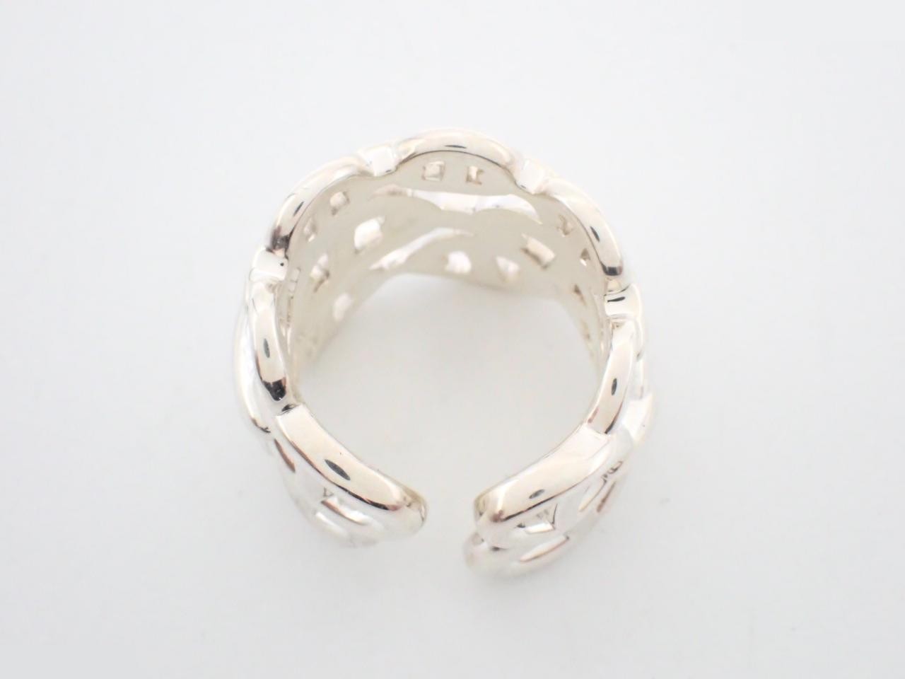 Ag925 Chaine d'Ancre Enchainée GM Ring, Size #10 — view 3