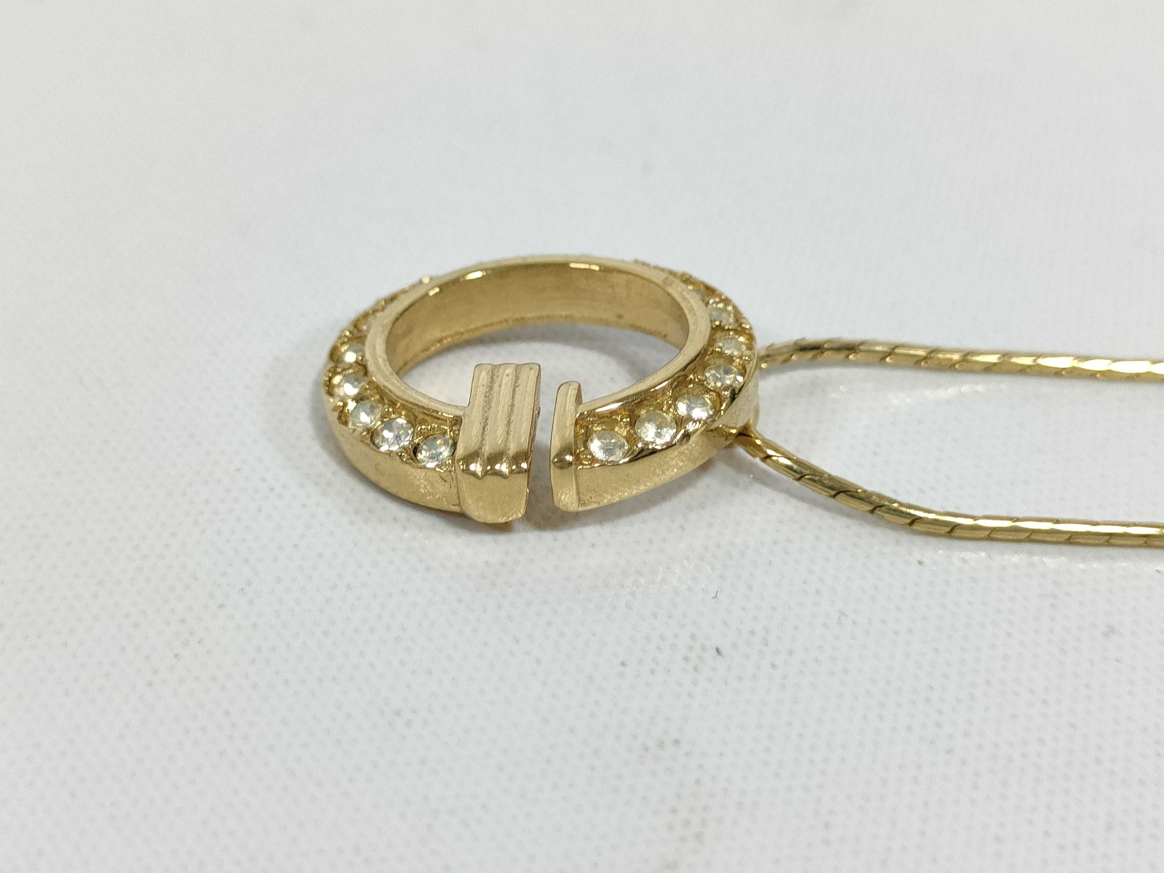 Gold Logo Necklace — view 4