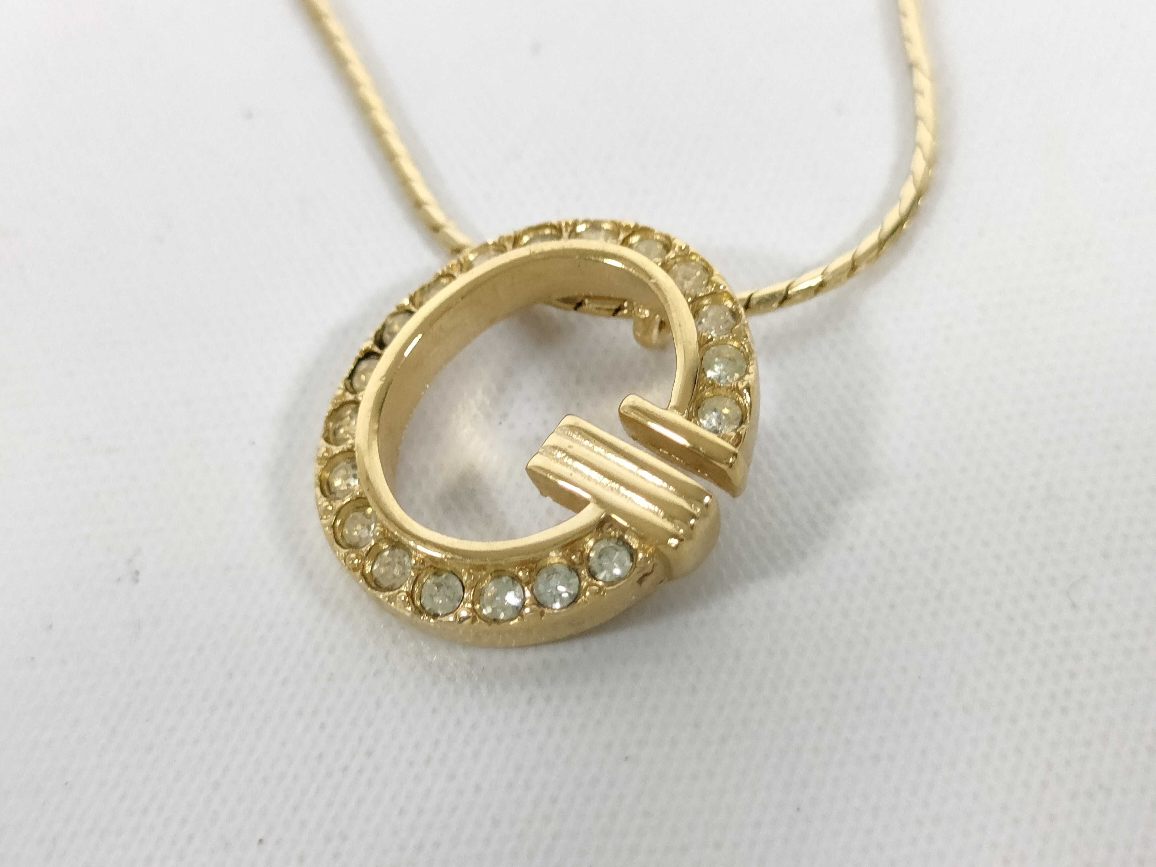 Gold Logo Necklace — view 10
