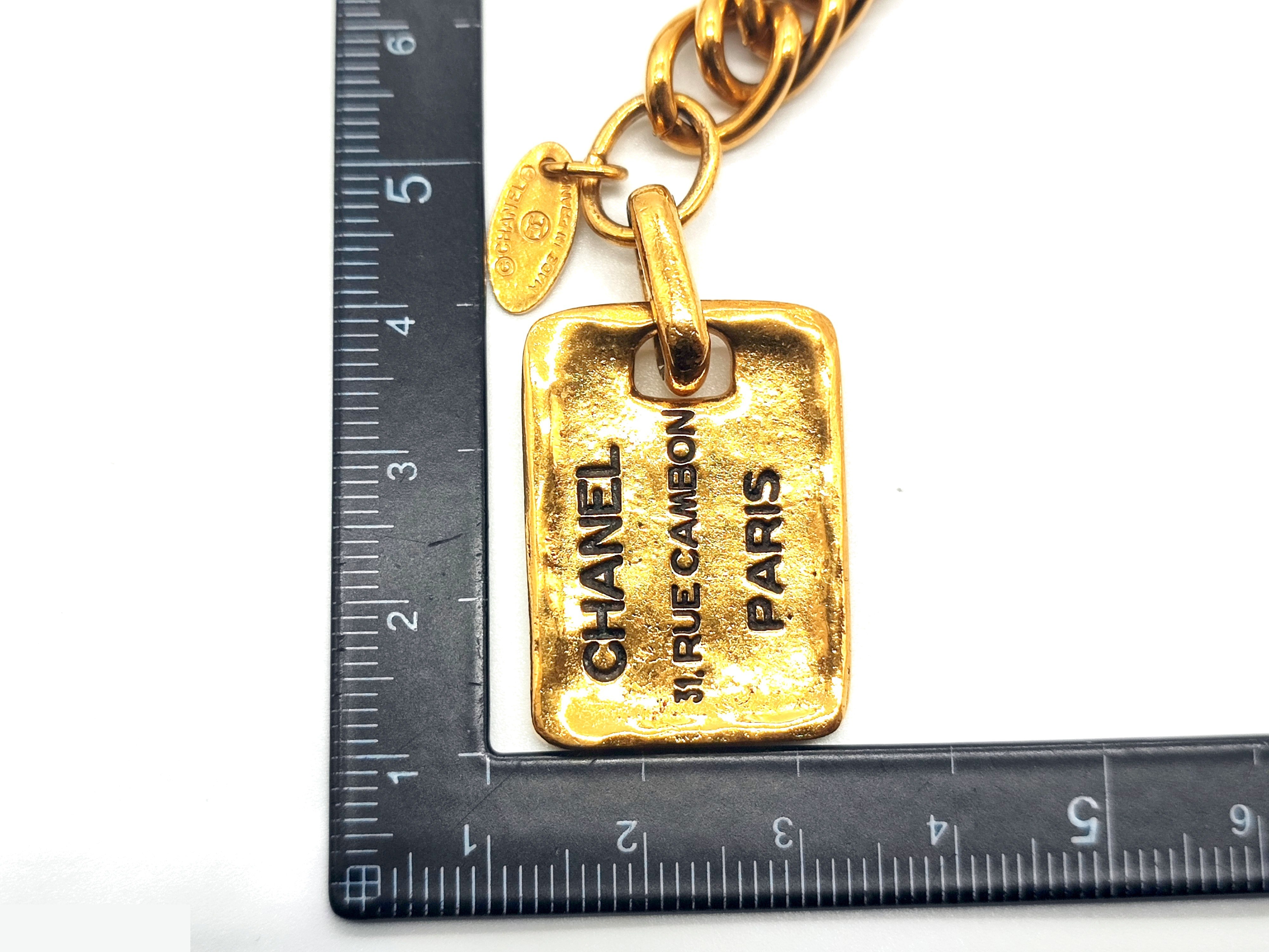 Double Cambon Chain Belt, Total Length Approx. 80cm — view 12