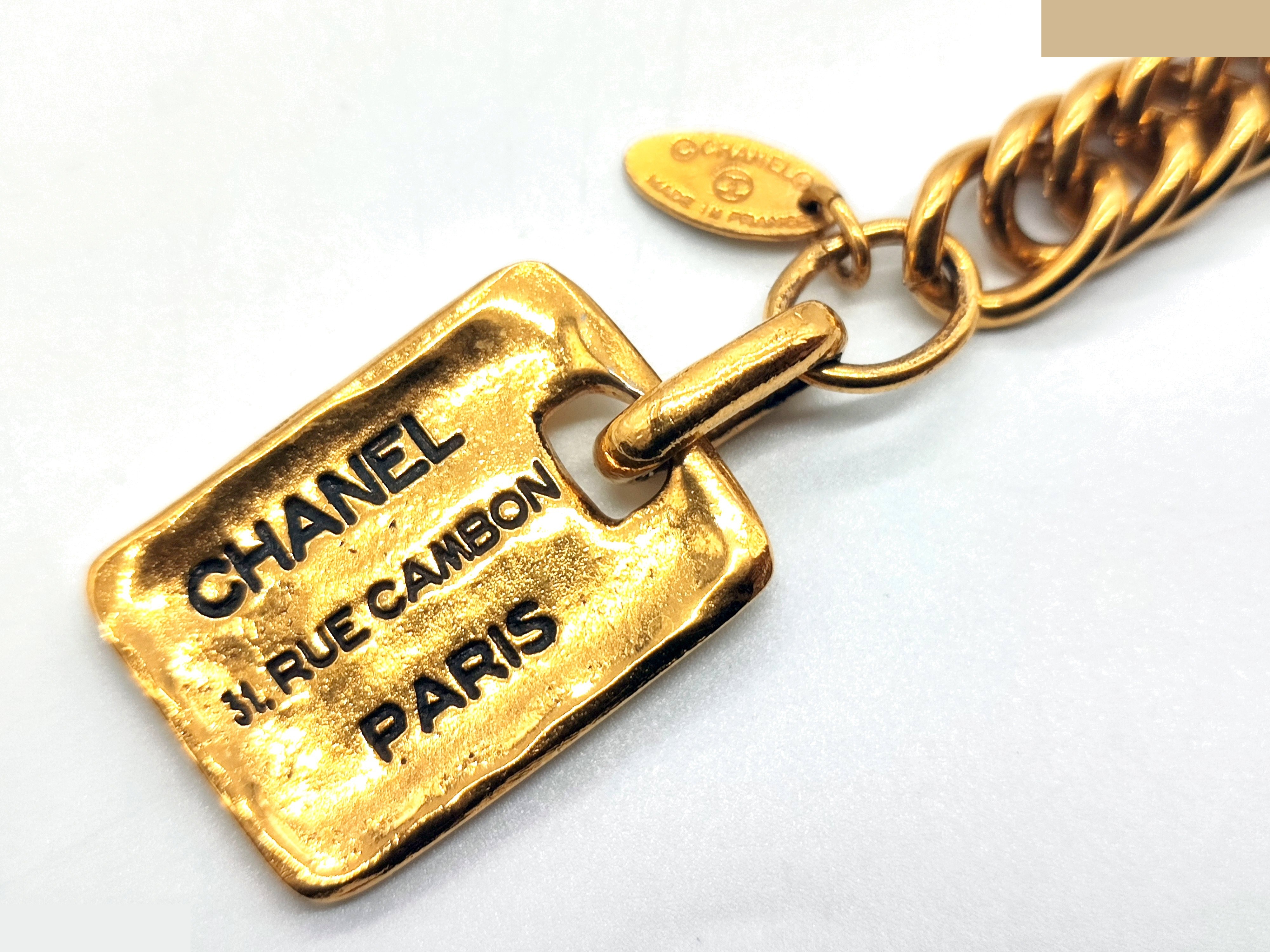 Double Cambon Chain Belt, Total Length Approx. 80cm — view 3