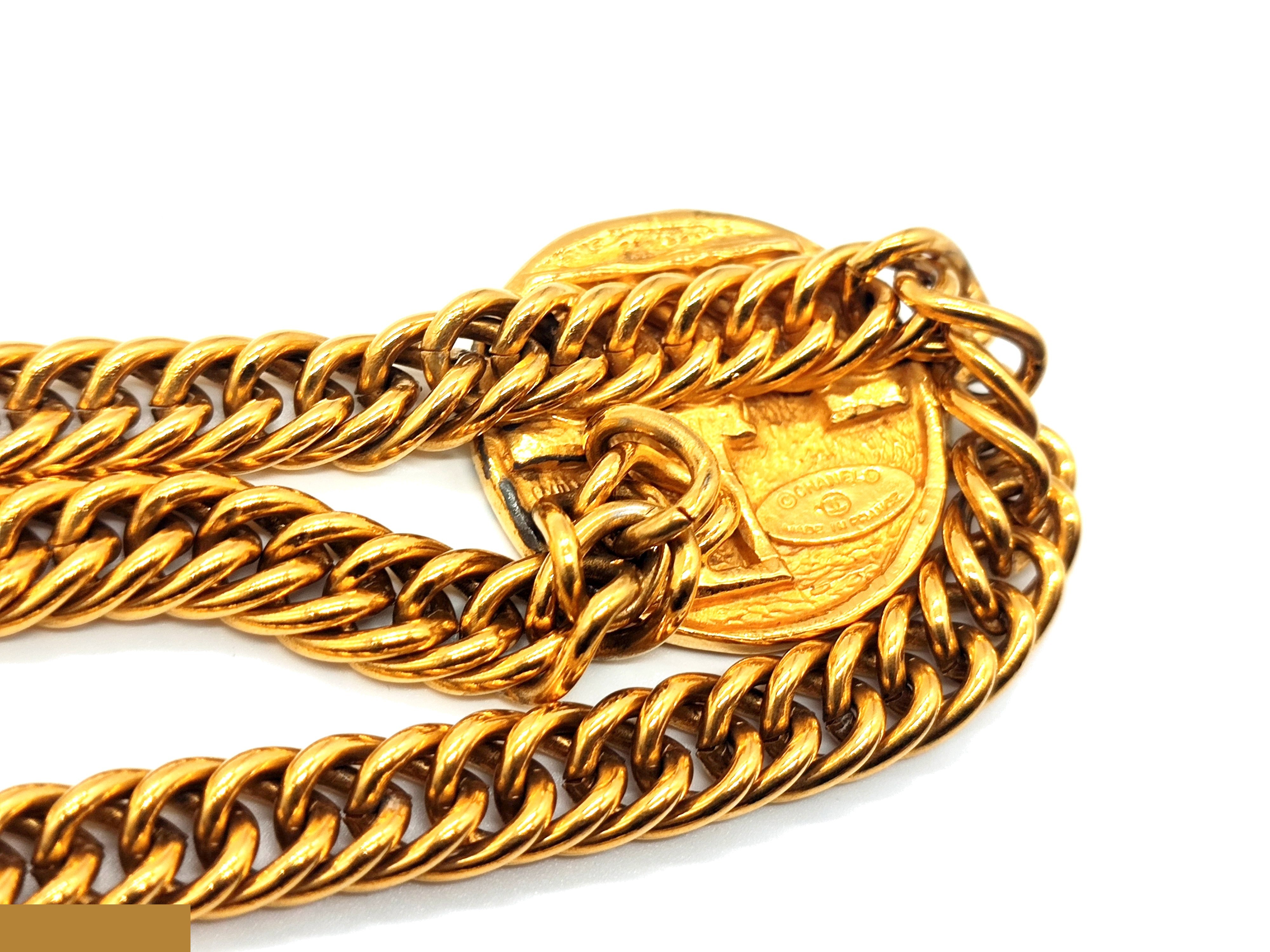 Double Cambon Chain Belt, Total Length Approx. 80cm — view 9