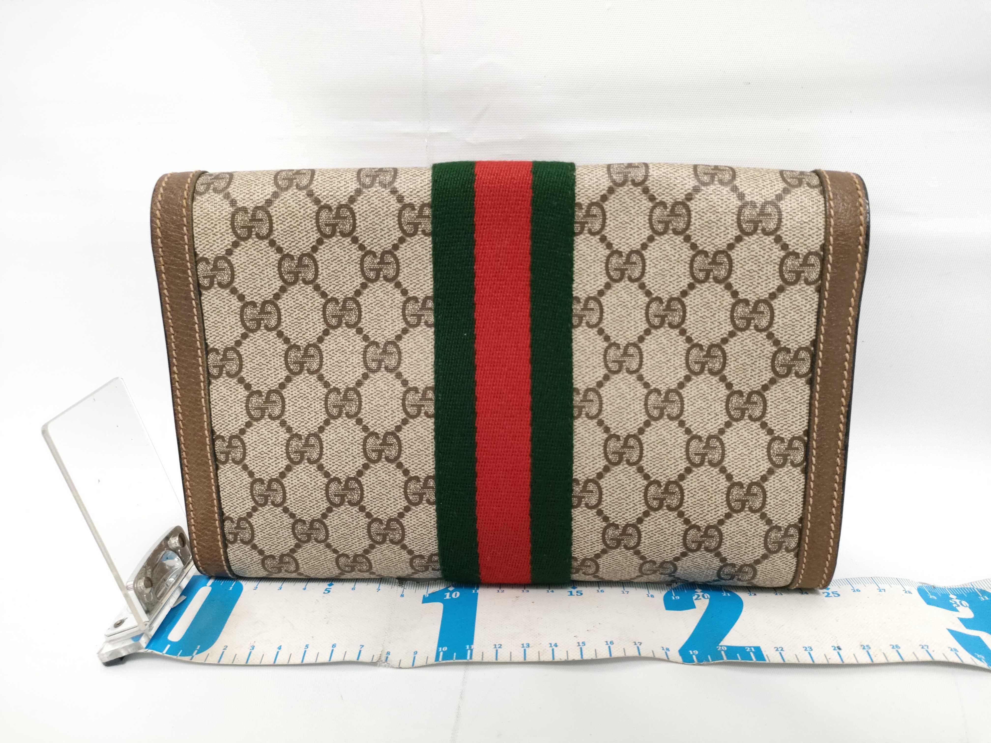 GG Supreme Gucci GG Plus Sherry Clutch Bag — view 2