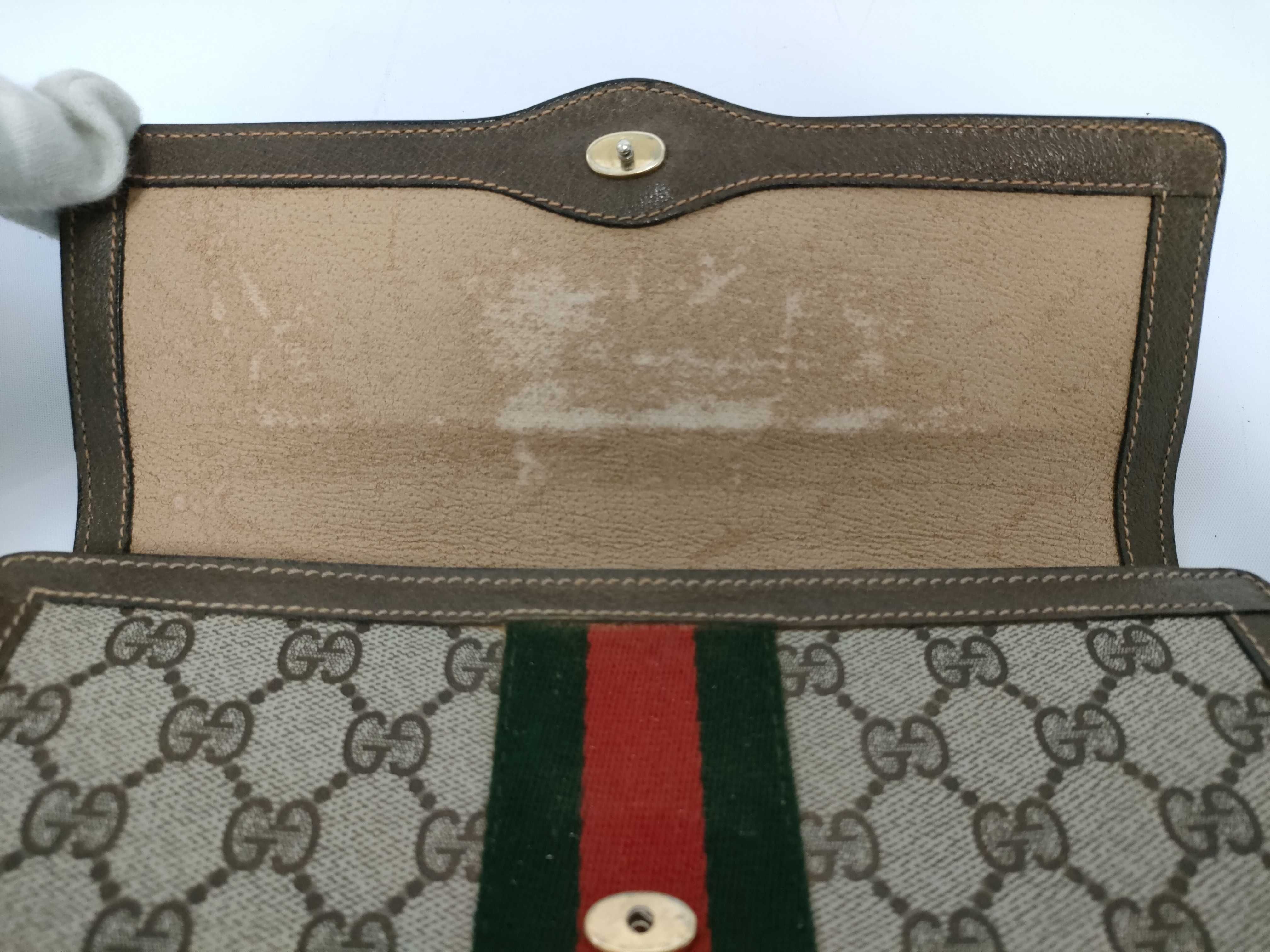 GG Supreme Gucci GG Plus Sherry Clutch Bag — view 5