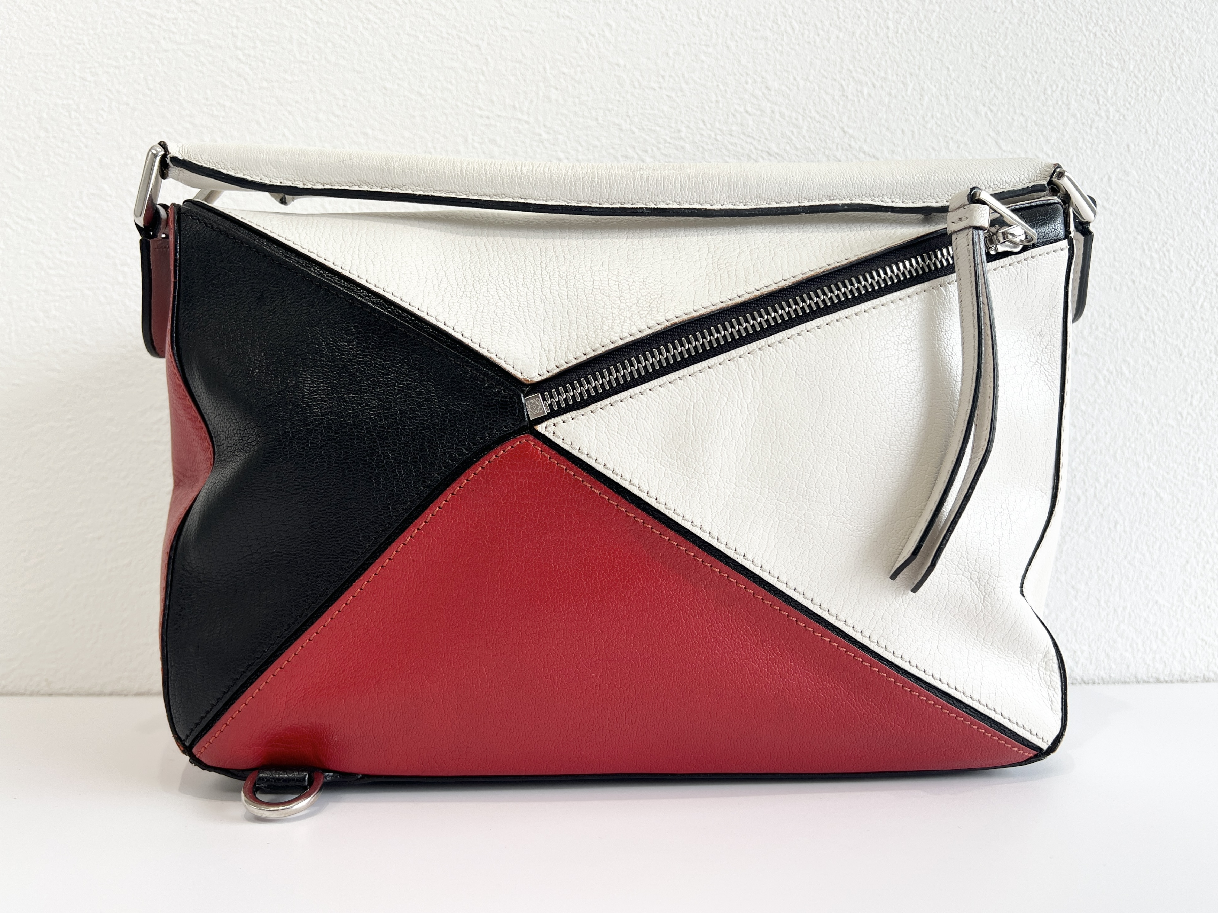 Puzzle Monogram Logo Leather 2way Shoulder Bag — view 2
