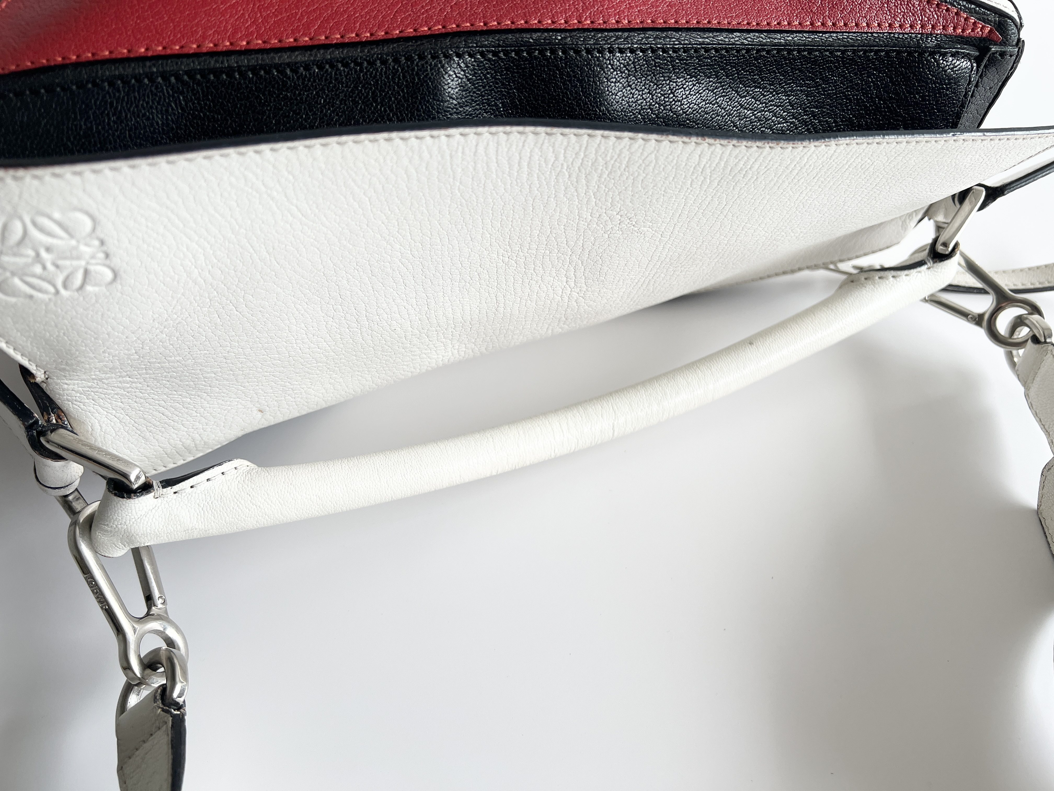 Puzzle Monogram Logo Leather 2way Shoulder Bag — view 4