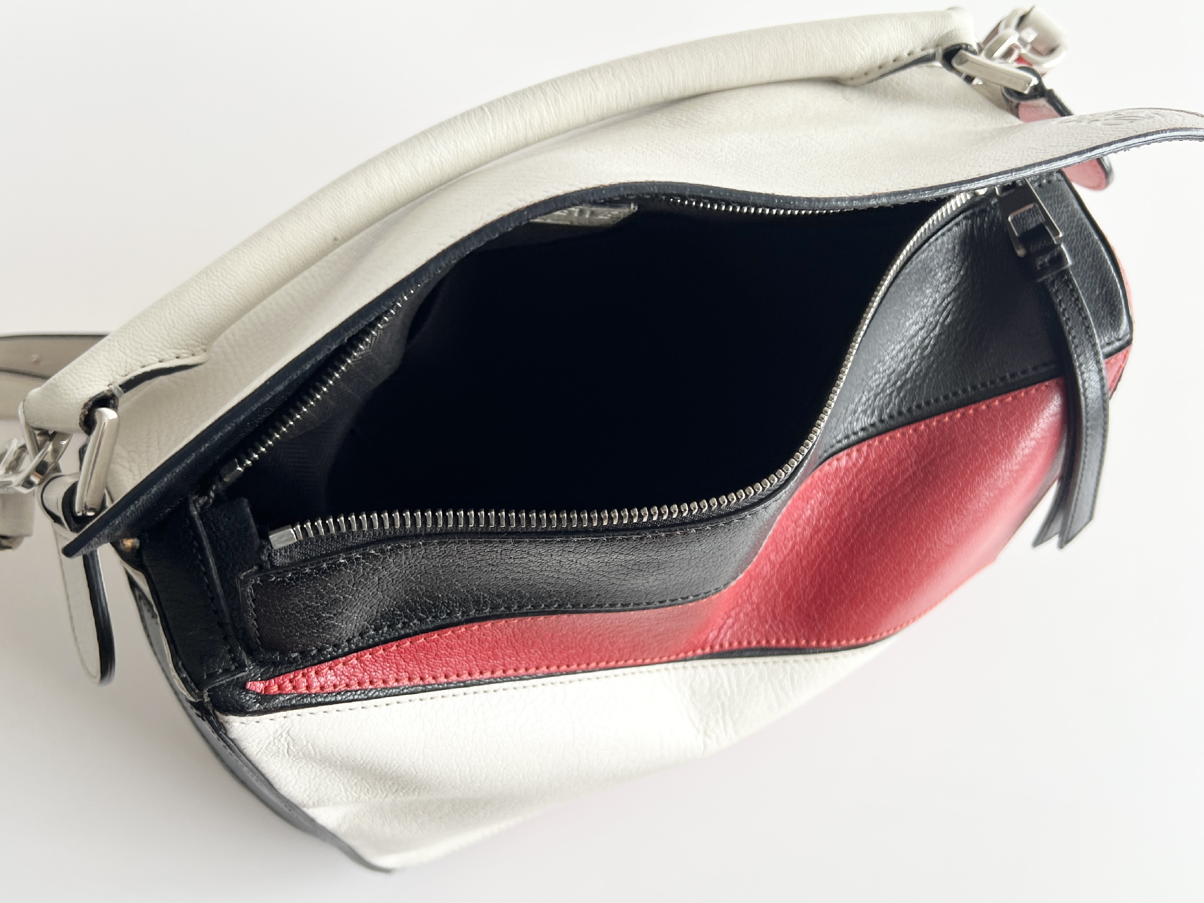 Puzzle Monogram Logo Leather 2way Shoulder Bag — view 5