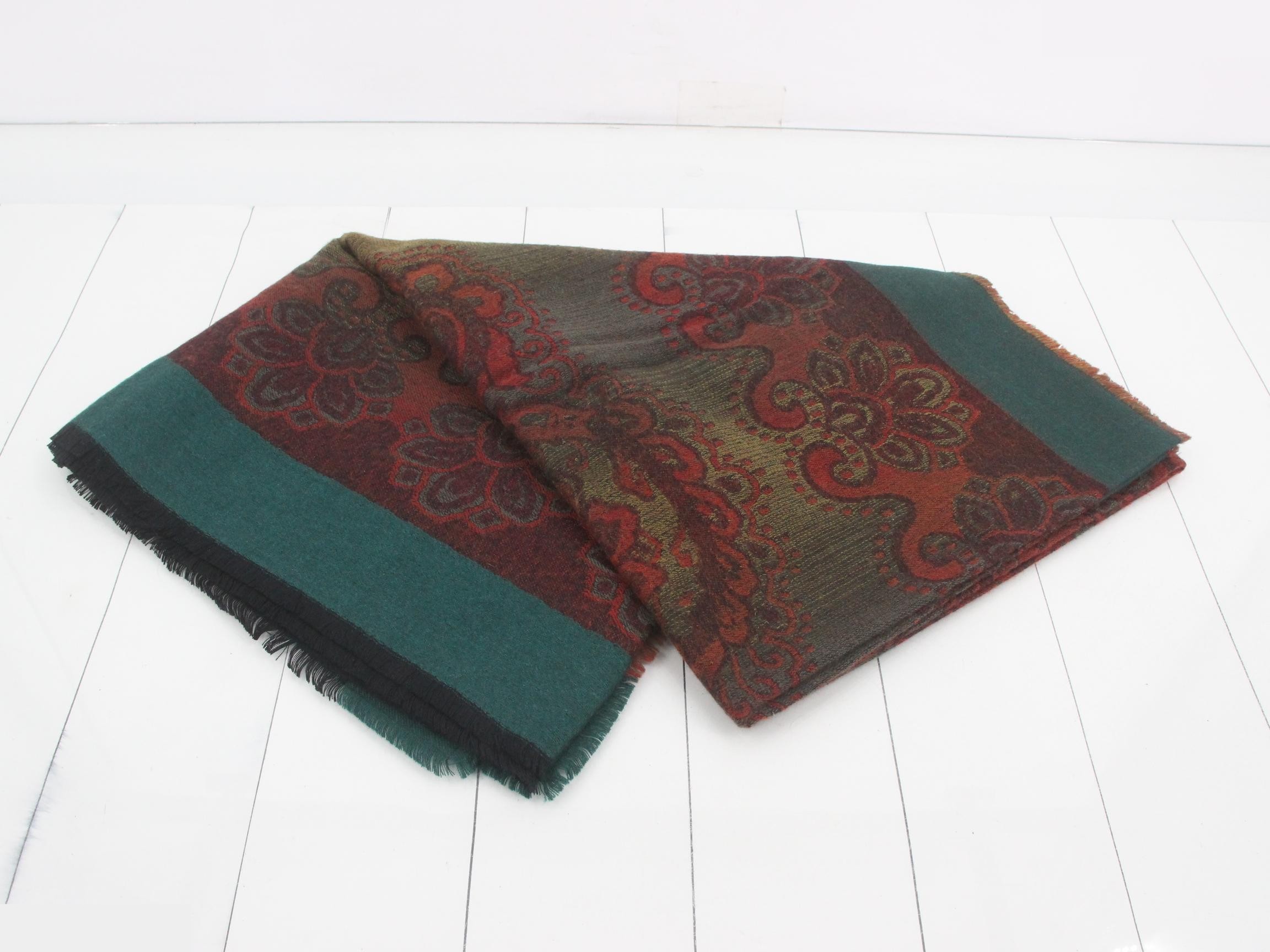 scarf, silk and wool, large size. — view 3