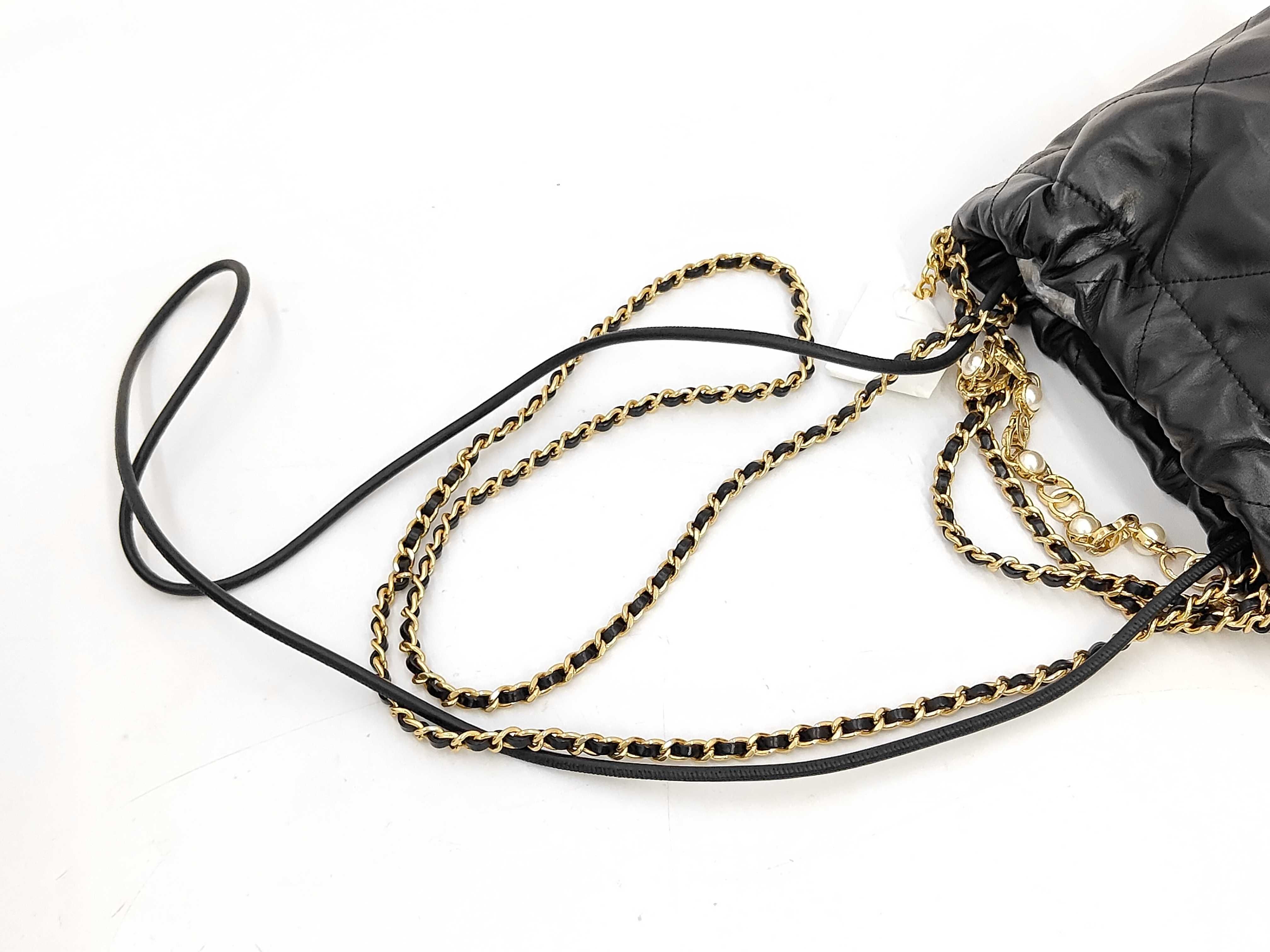 22 Mini Shoulder Bag with Faux Pearls — view 5