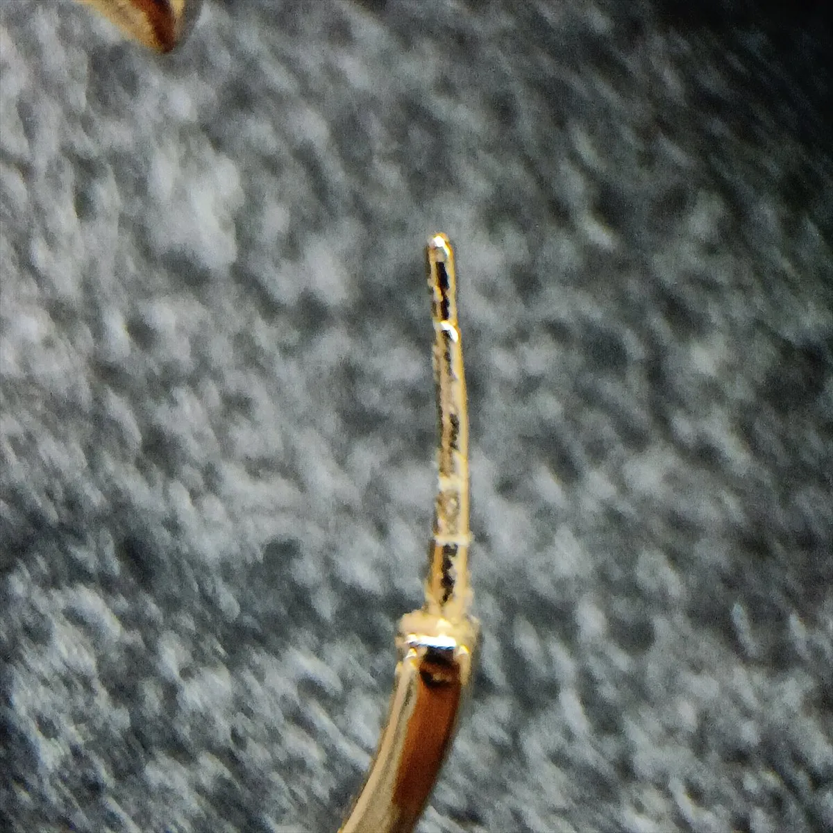 Coco Mark No. 5 A23B Earrings (Pair) GP x Rhinestone x Faux Pearl Gold — view 6